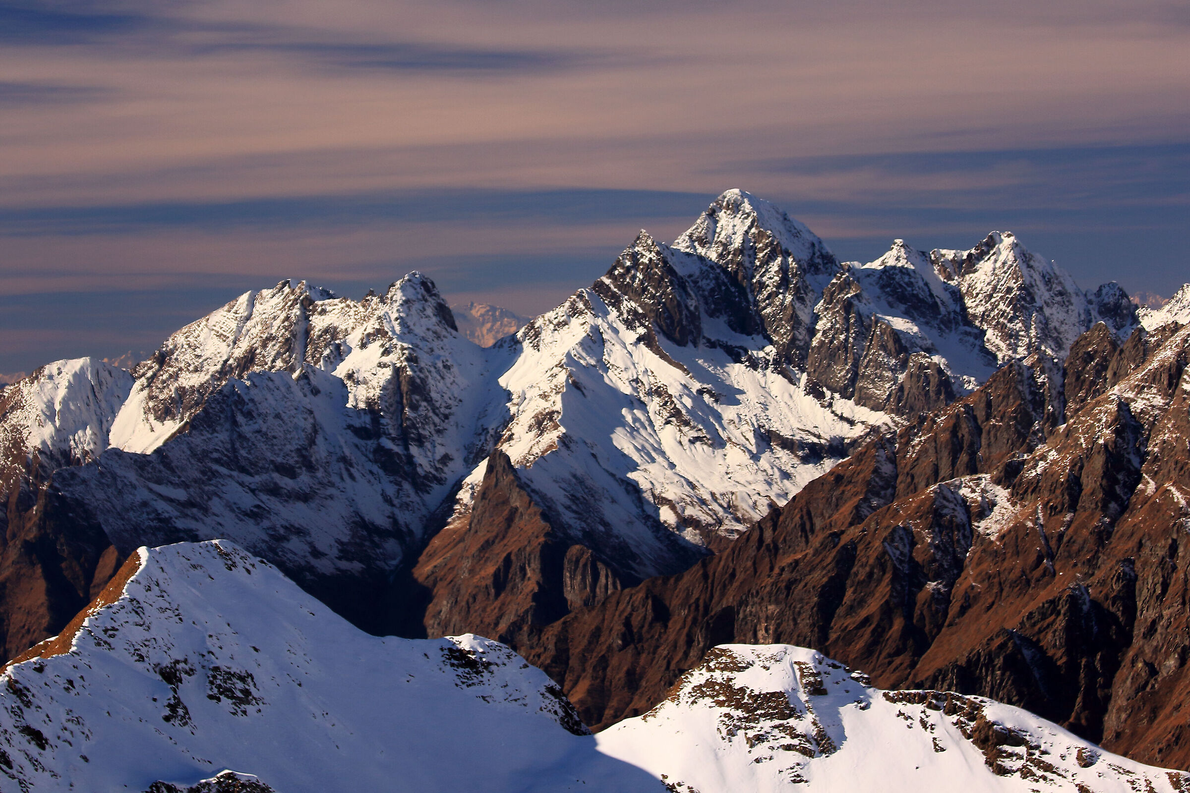 Alpi Orobie from the "balcony of the Cerviera"