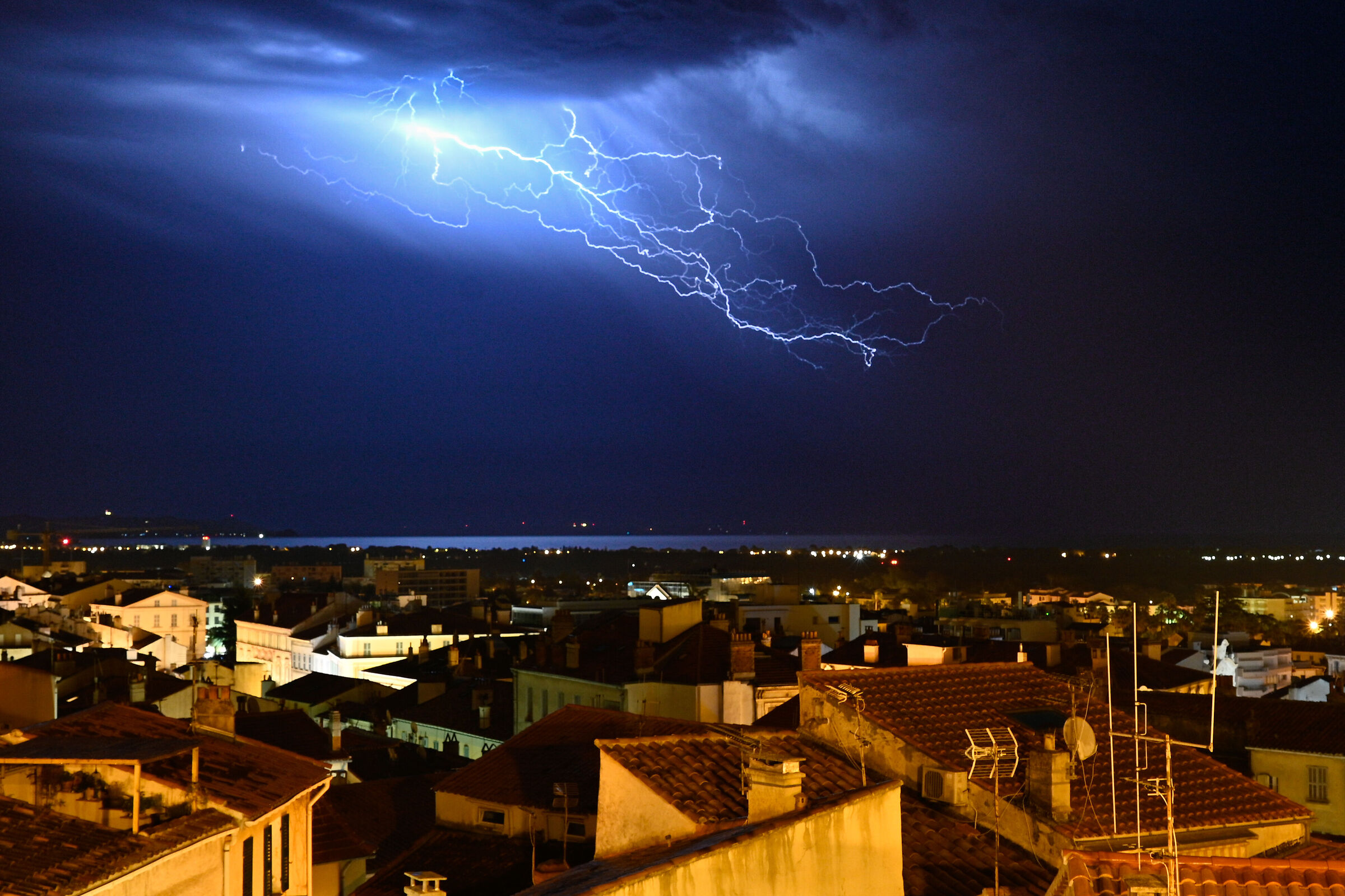 Storm in hyeres