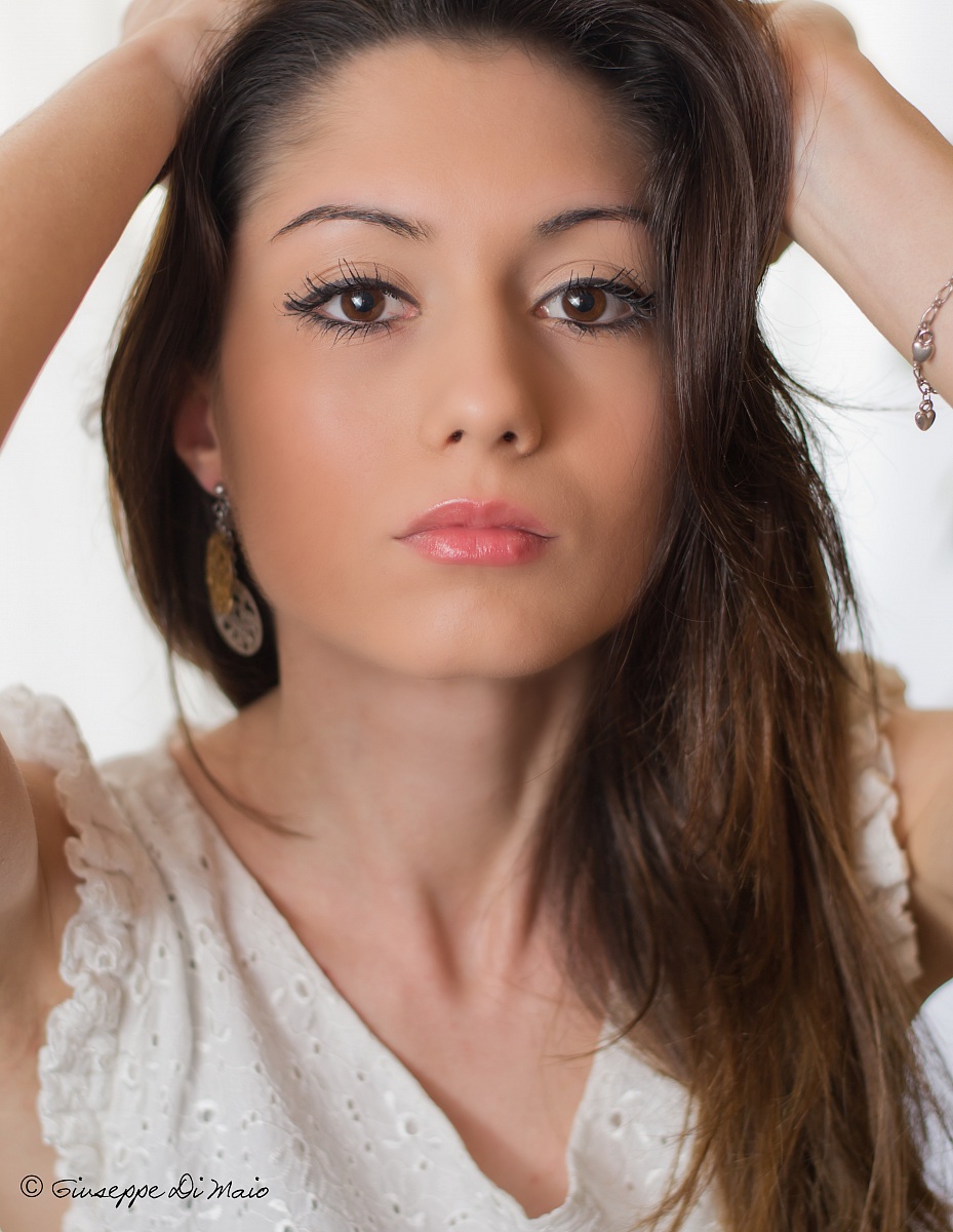 Michela (my sister) tests portrait