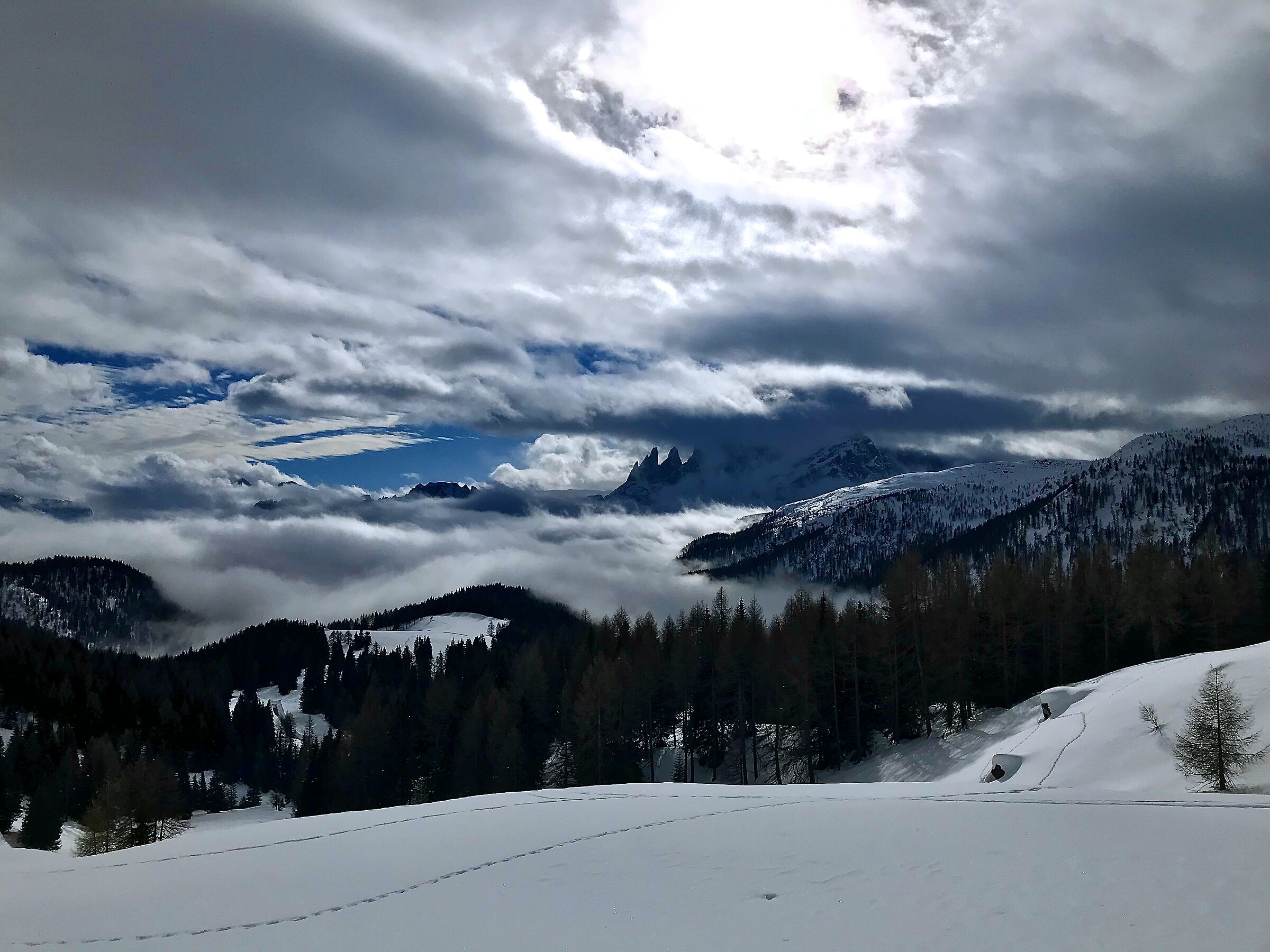Window on the Pale di San Martino