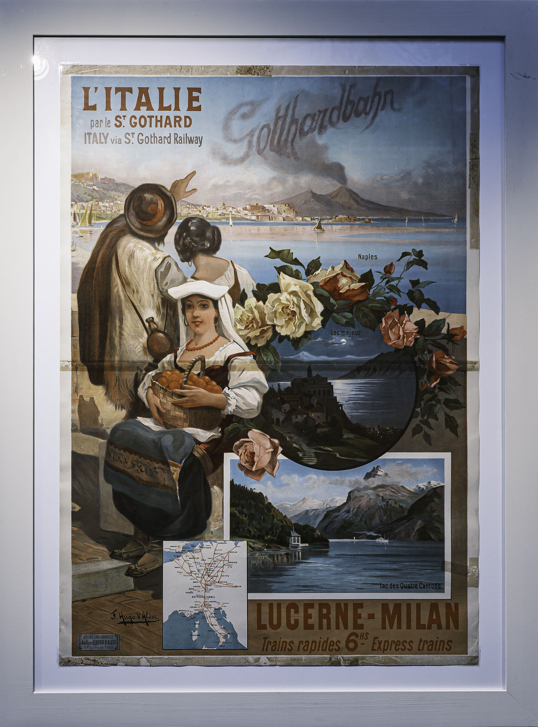 Manifesto pubblicitario storico FS