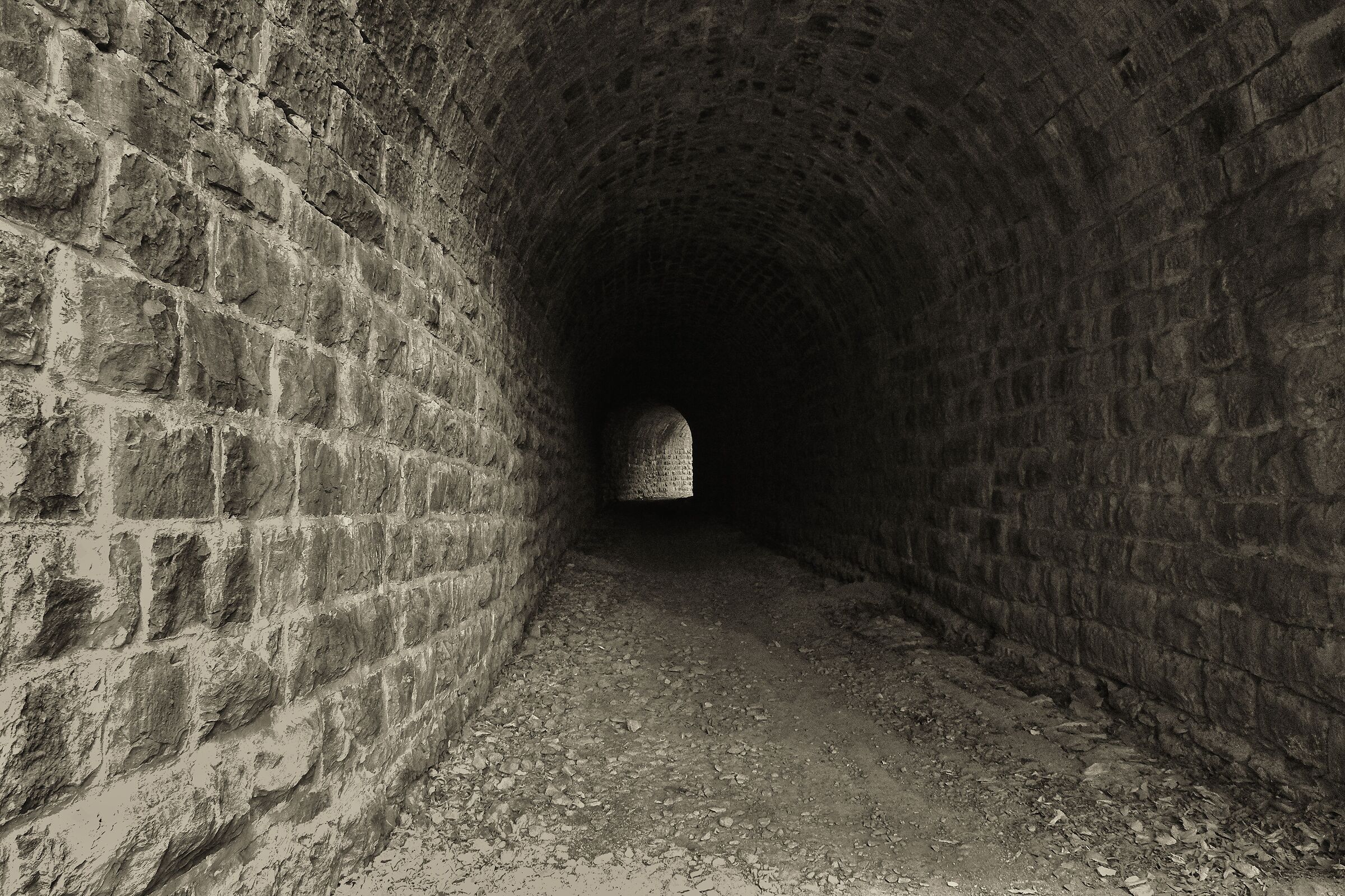 At the bottom