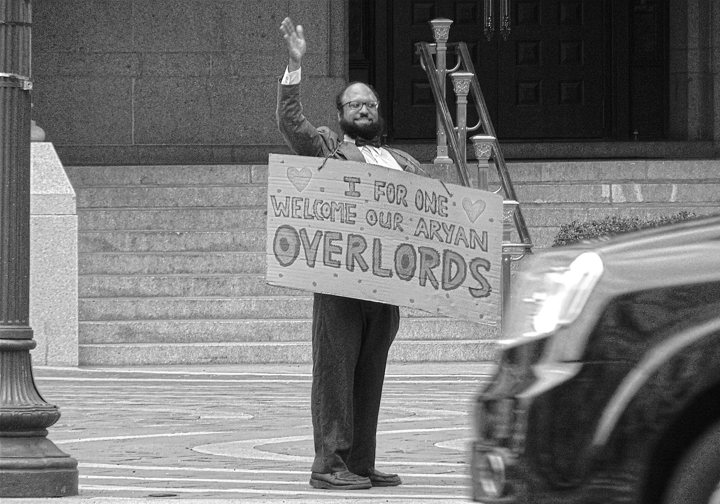 Demonstrator in Washington