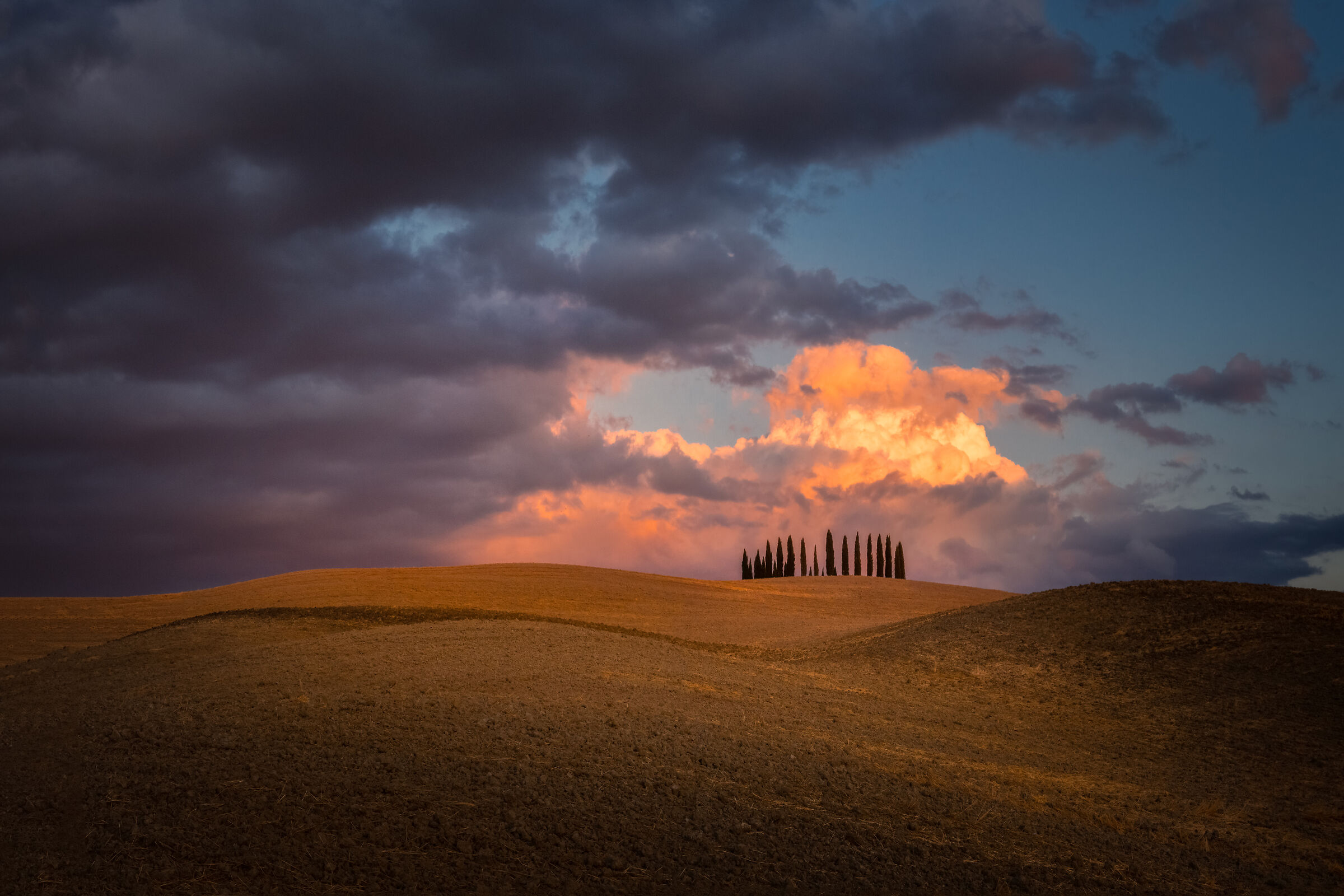 Sunset in San Quirico