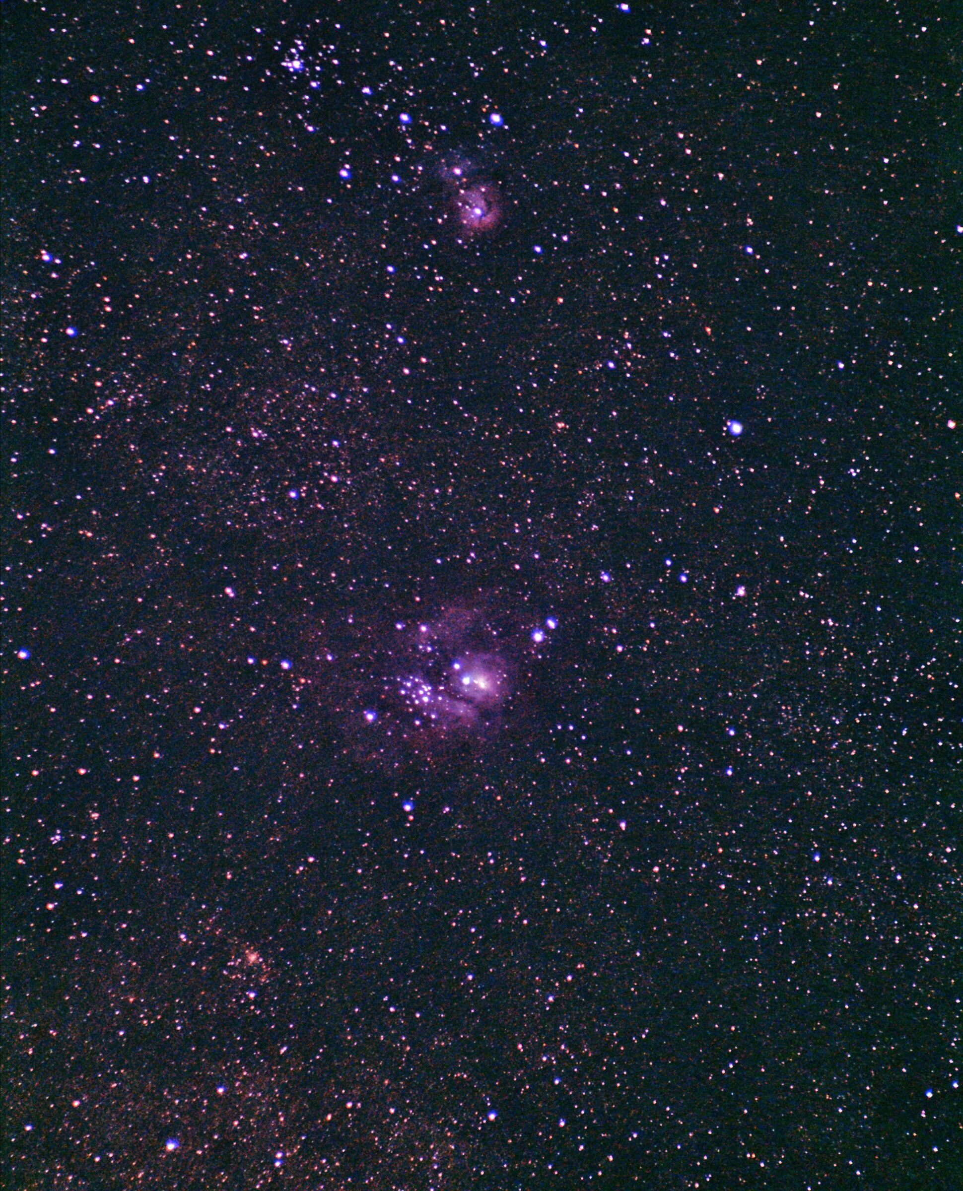 Nebulae Laguna and Trifida