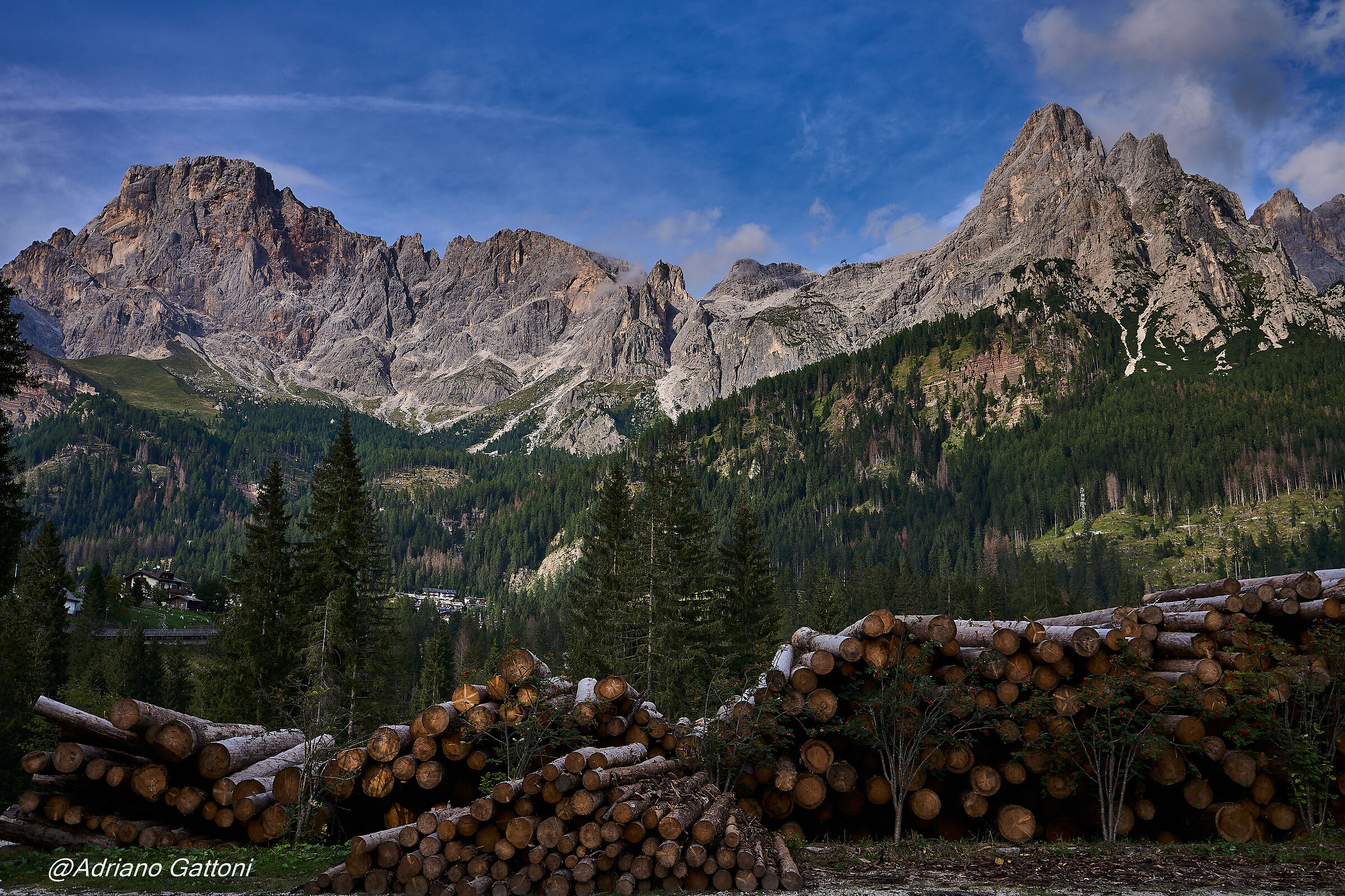 Pale di San Martino lato A seconda scena