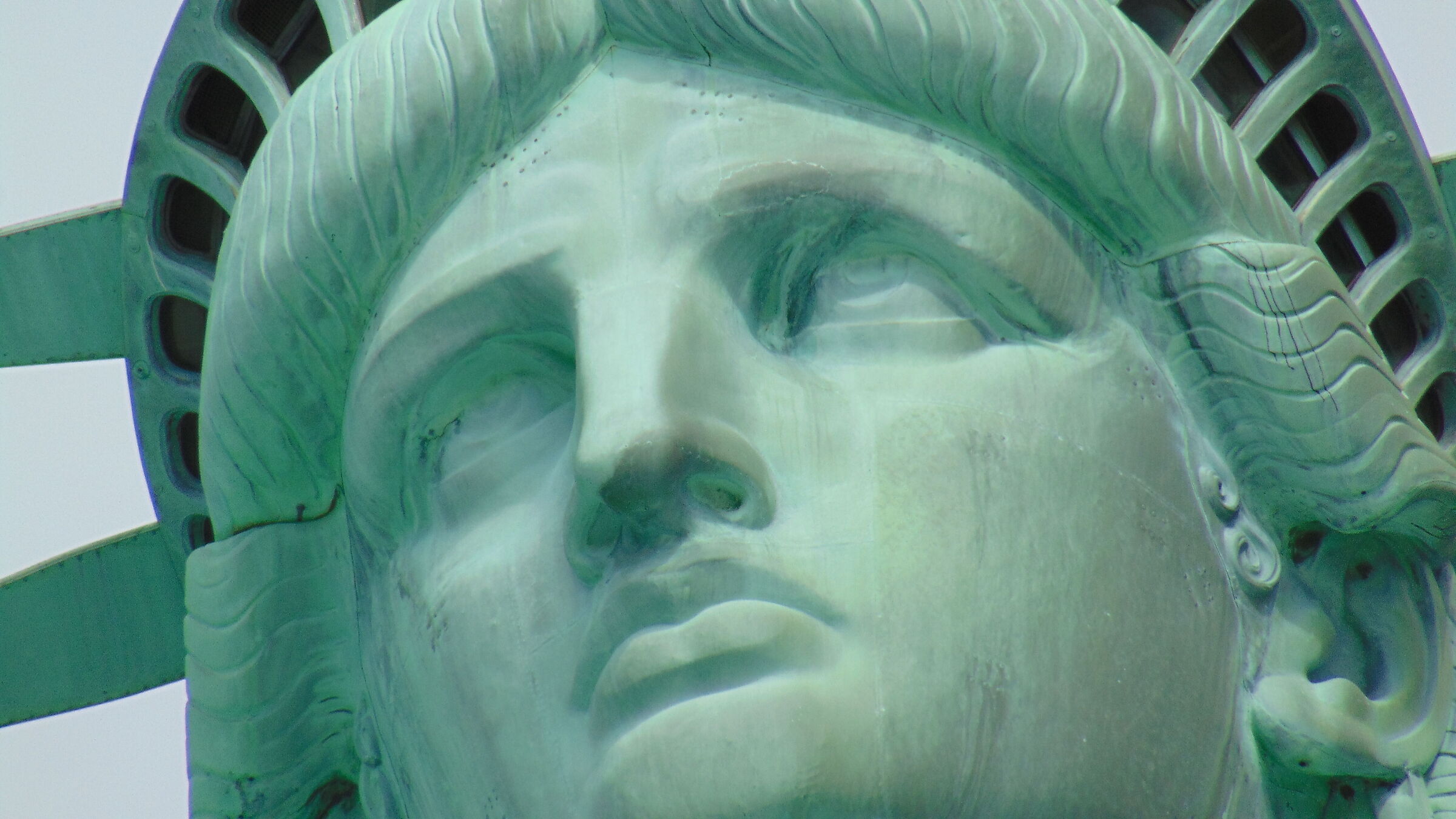 not the usual Statue of Liberty