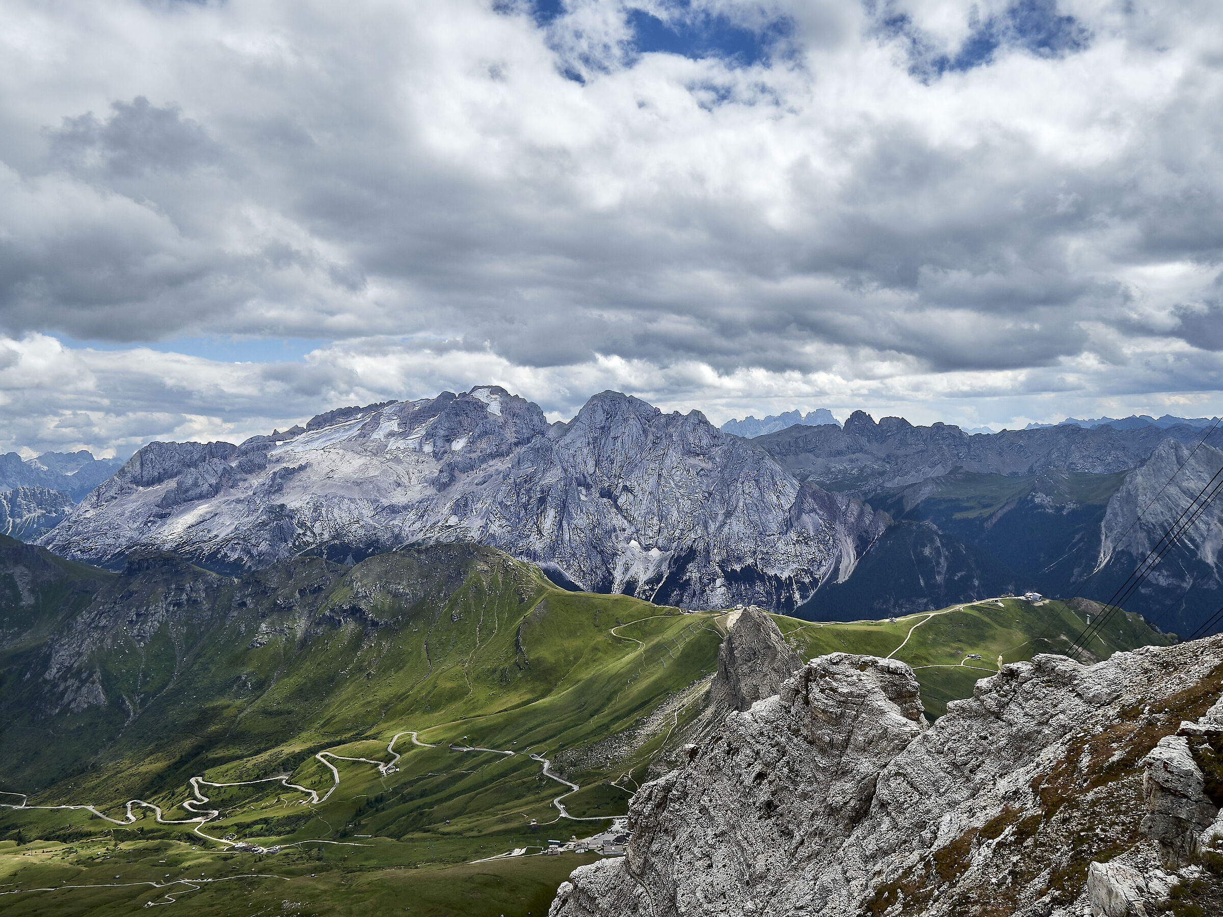 La Marmolada dal Rifugio Maria del Sass Pordoi