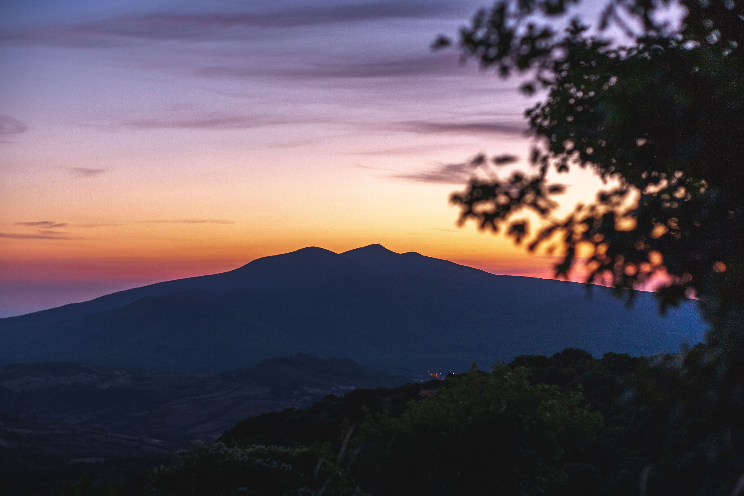 Alba sul monte Labbro