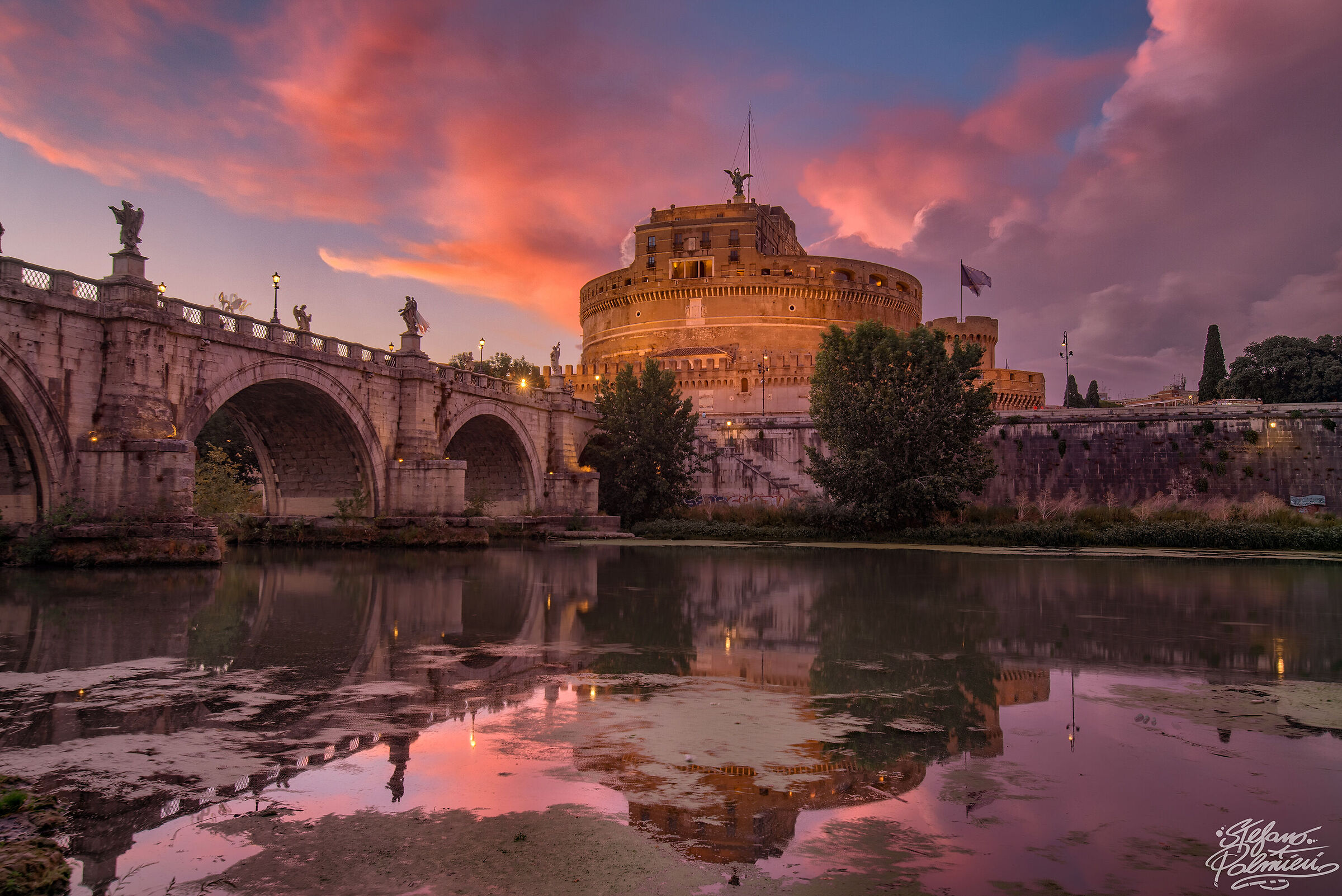 Passing through Lungotevere Tor di Nona...