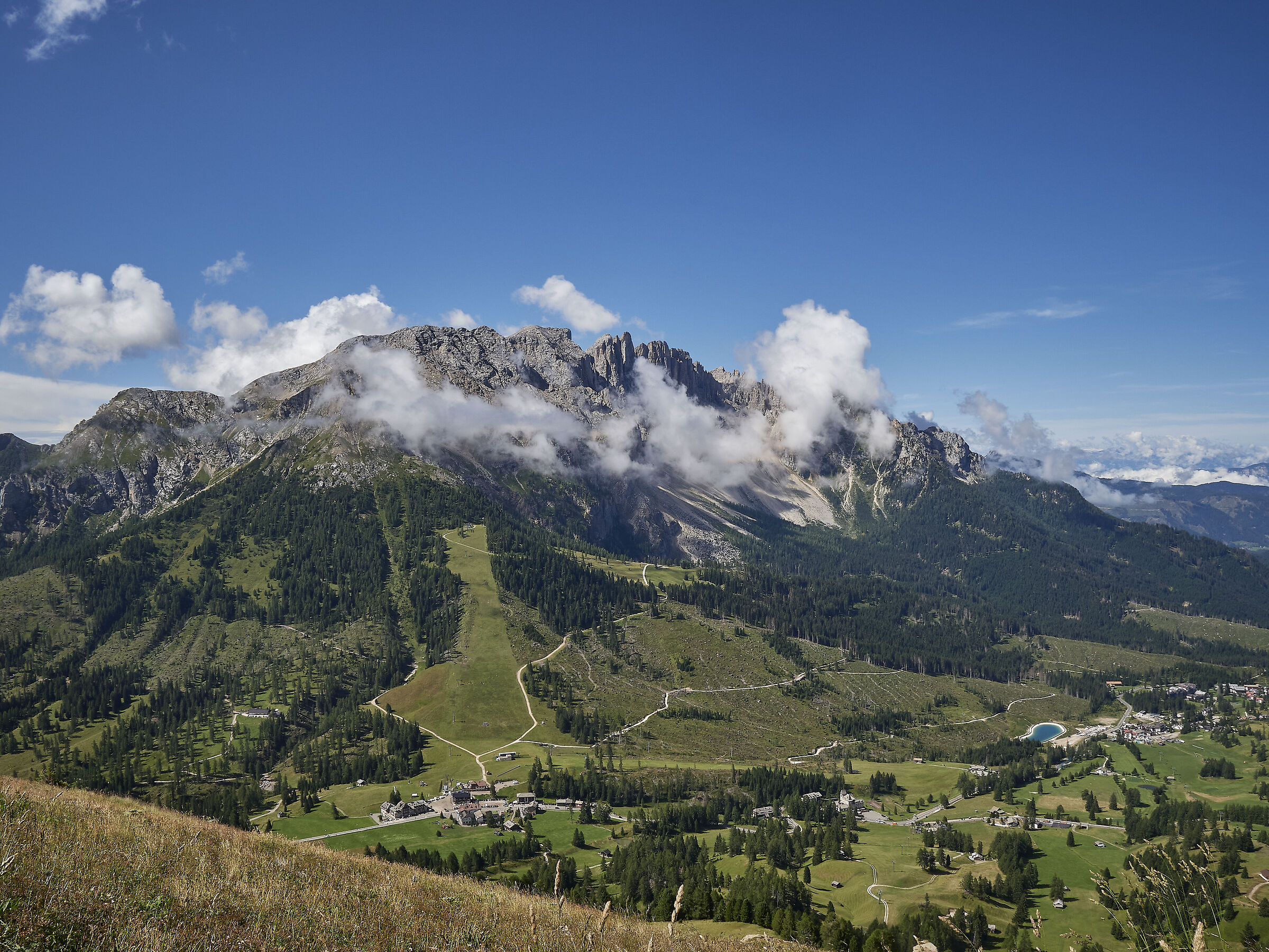 Massiccio del Latemar dal Catinaccio