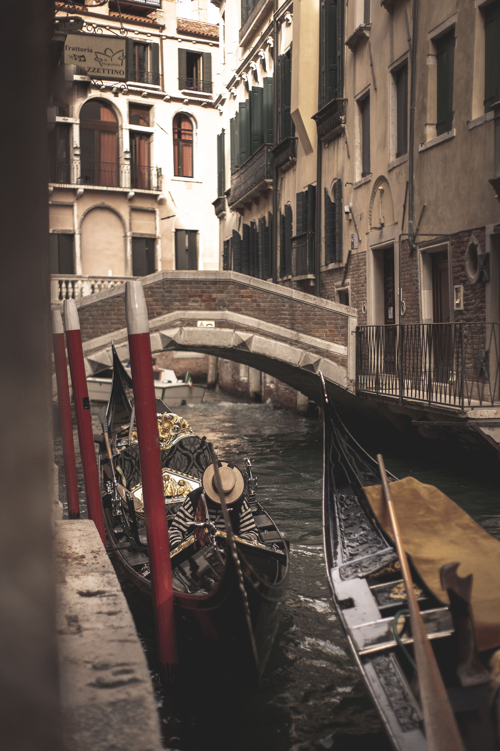 Venice gondolas