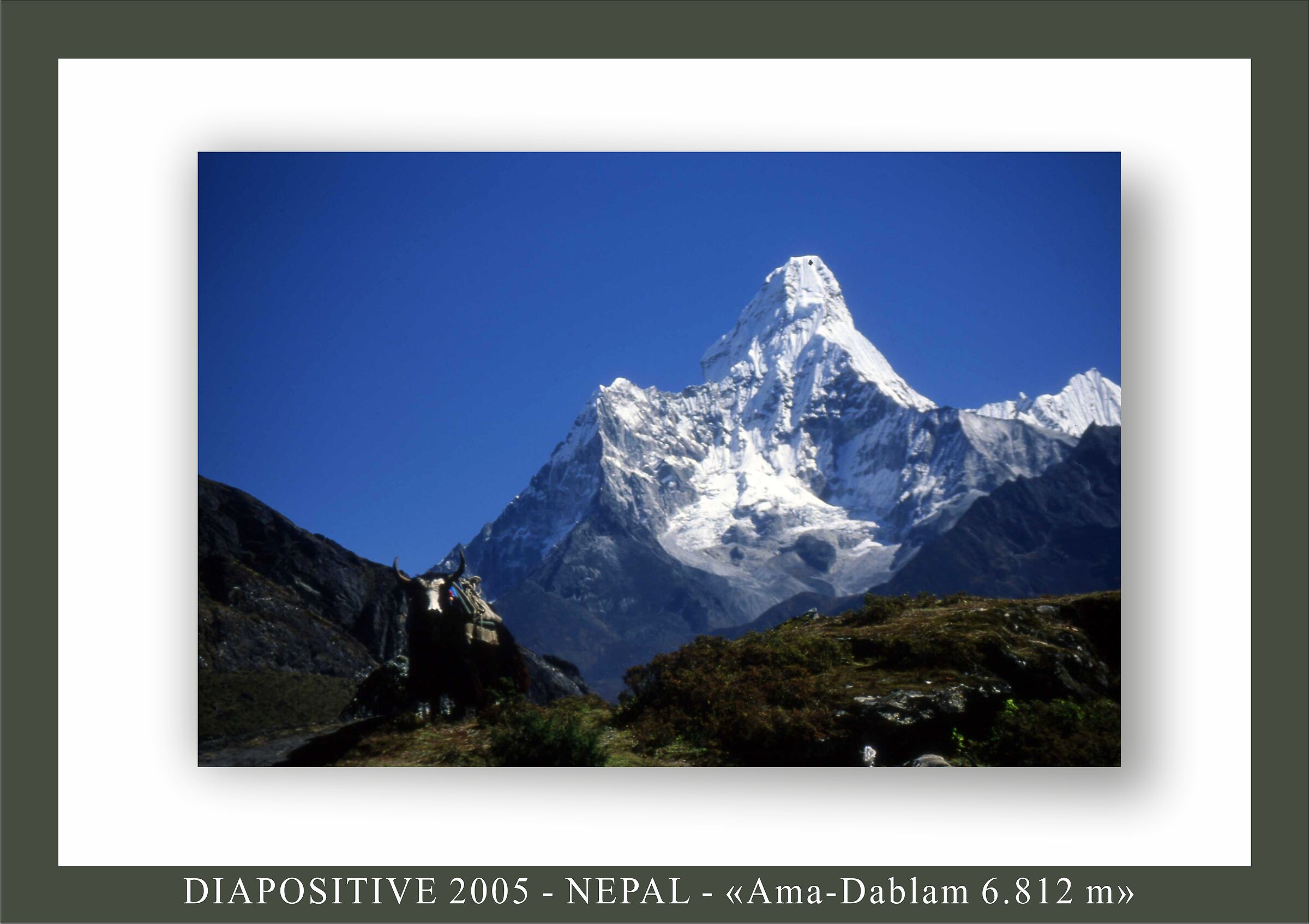 Ama Dablam from Khumjung