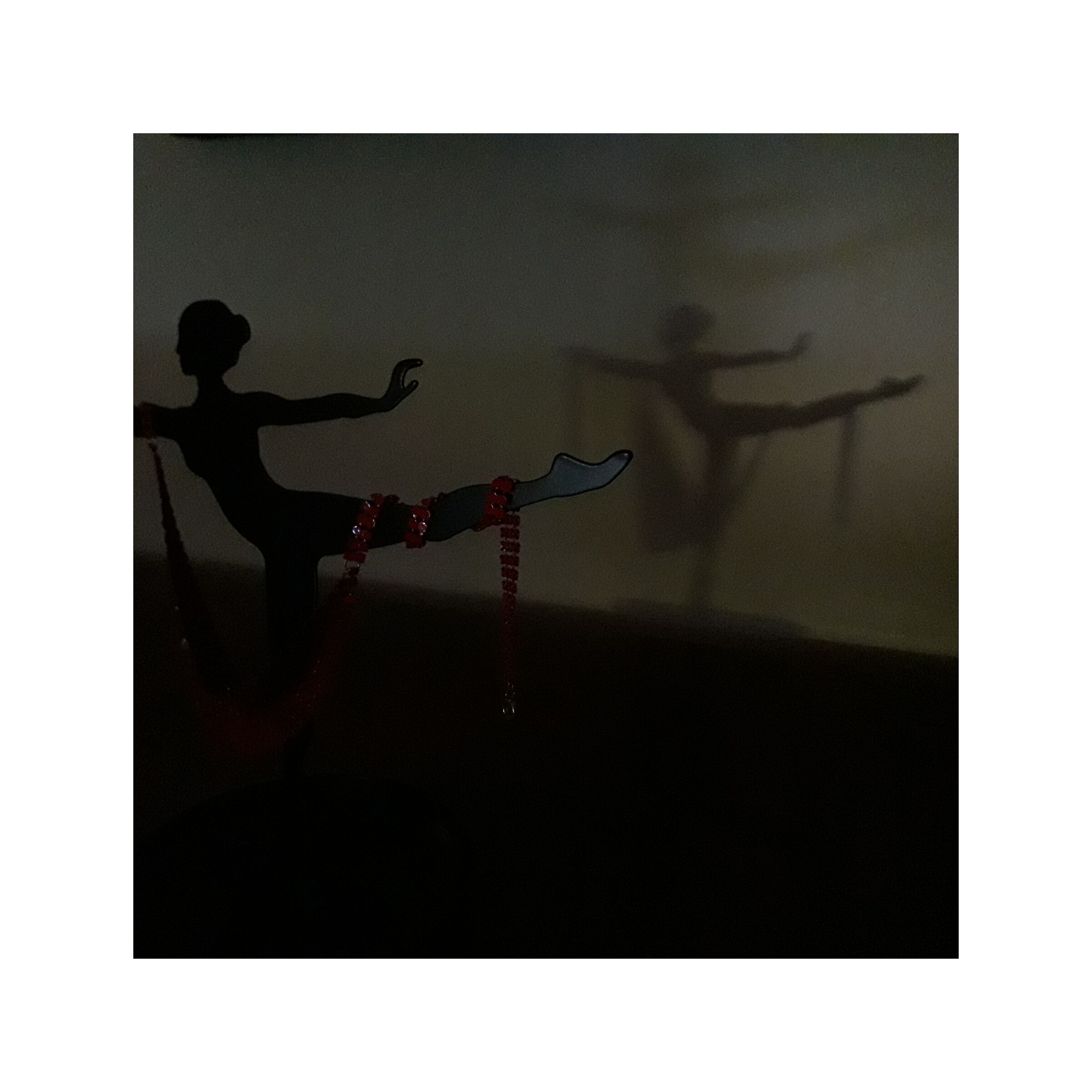 "Shadow on the wall"