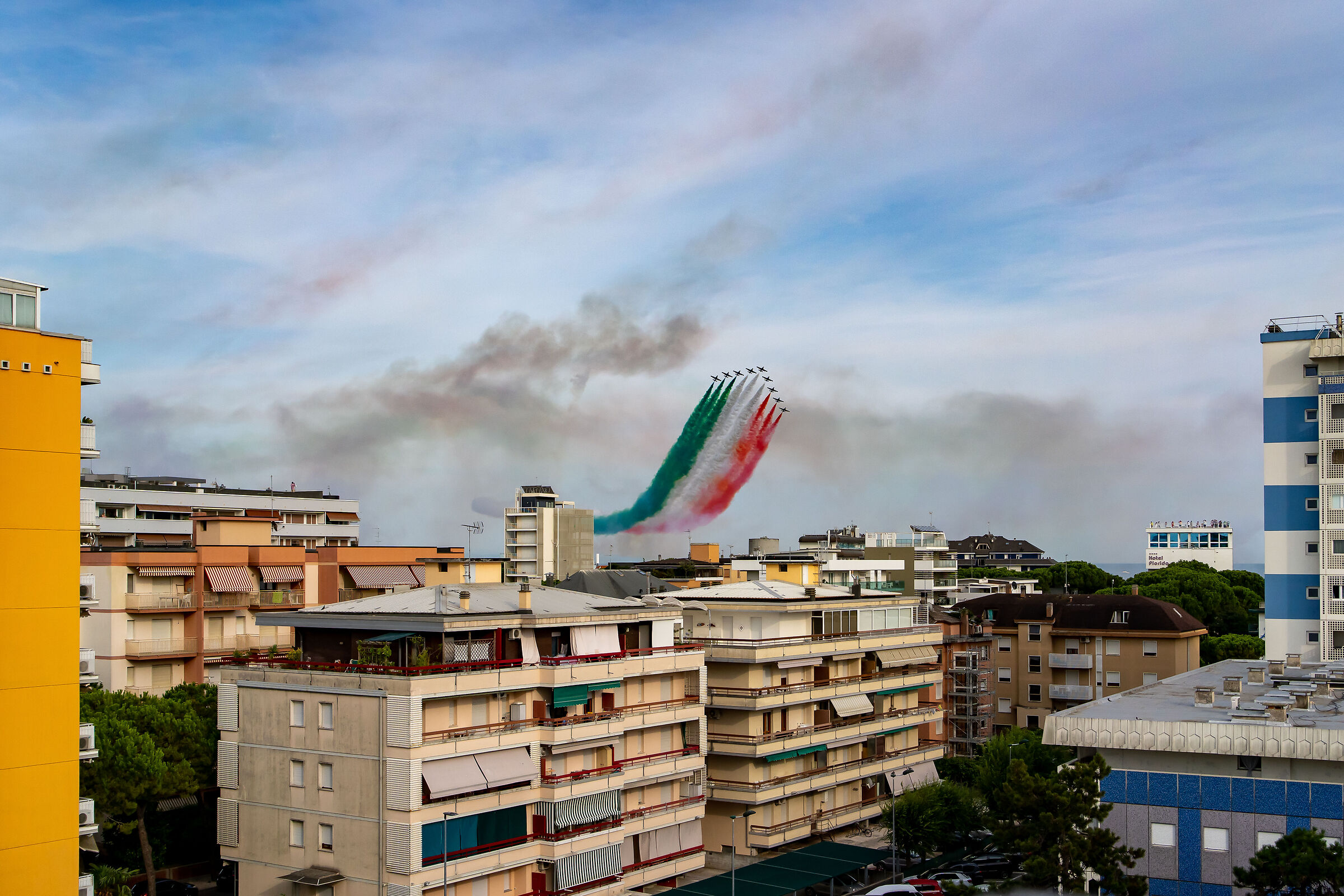 Nel cielo di Lignano Sabbiadoro