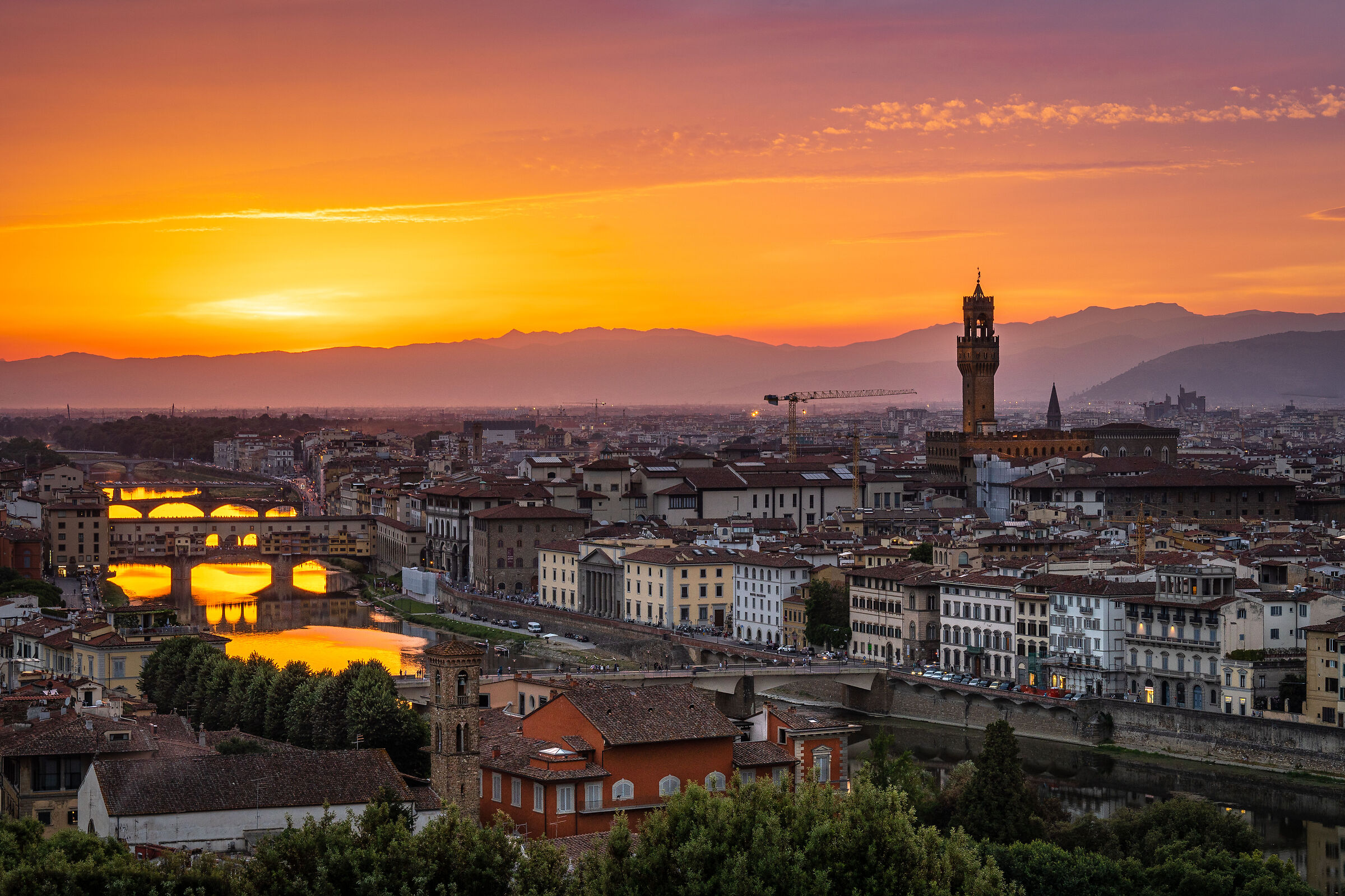 Firenze tramonto