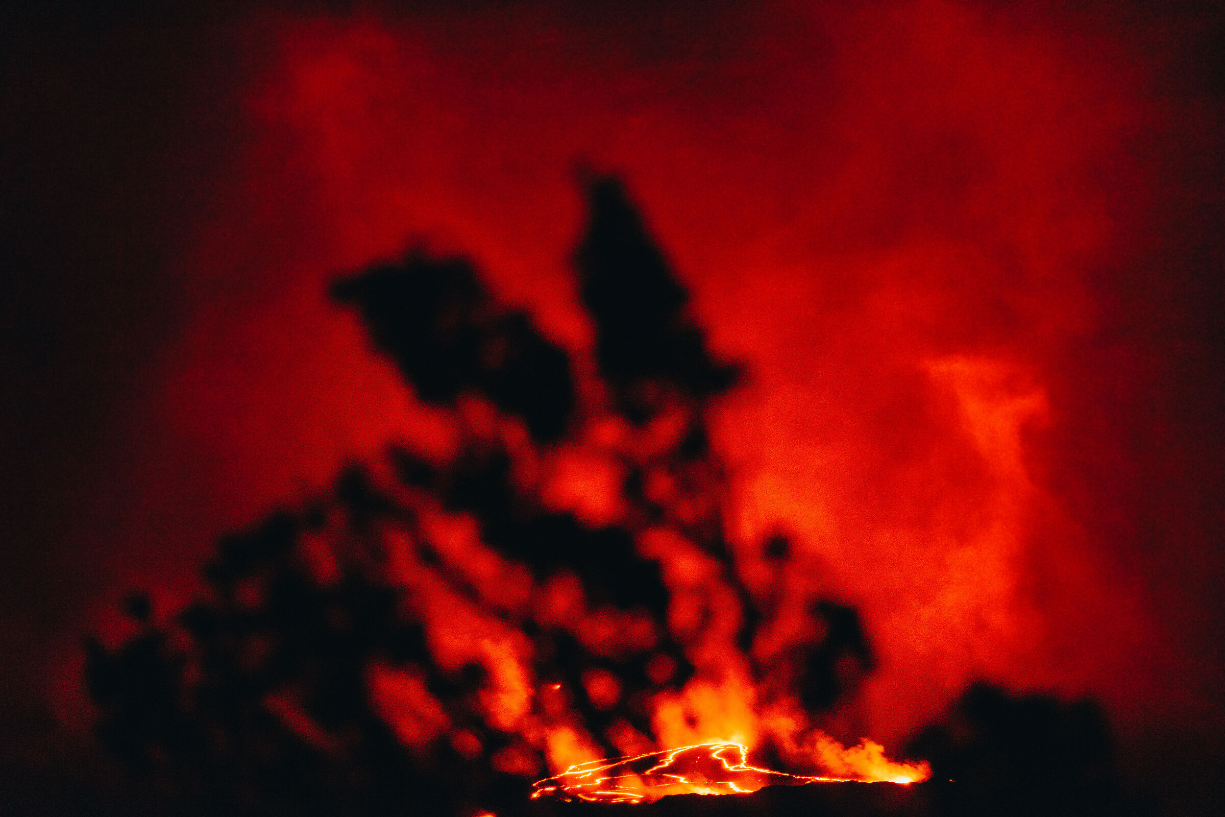 Pele in action, goddess of creation-destruction.