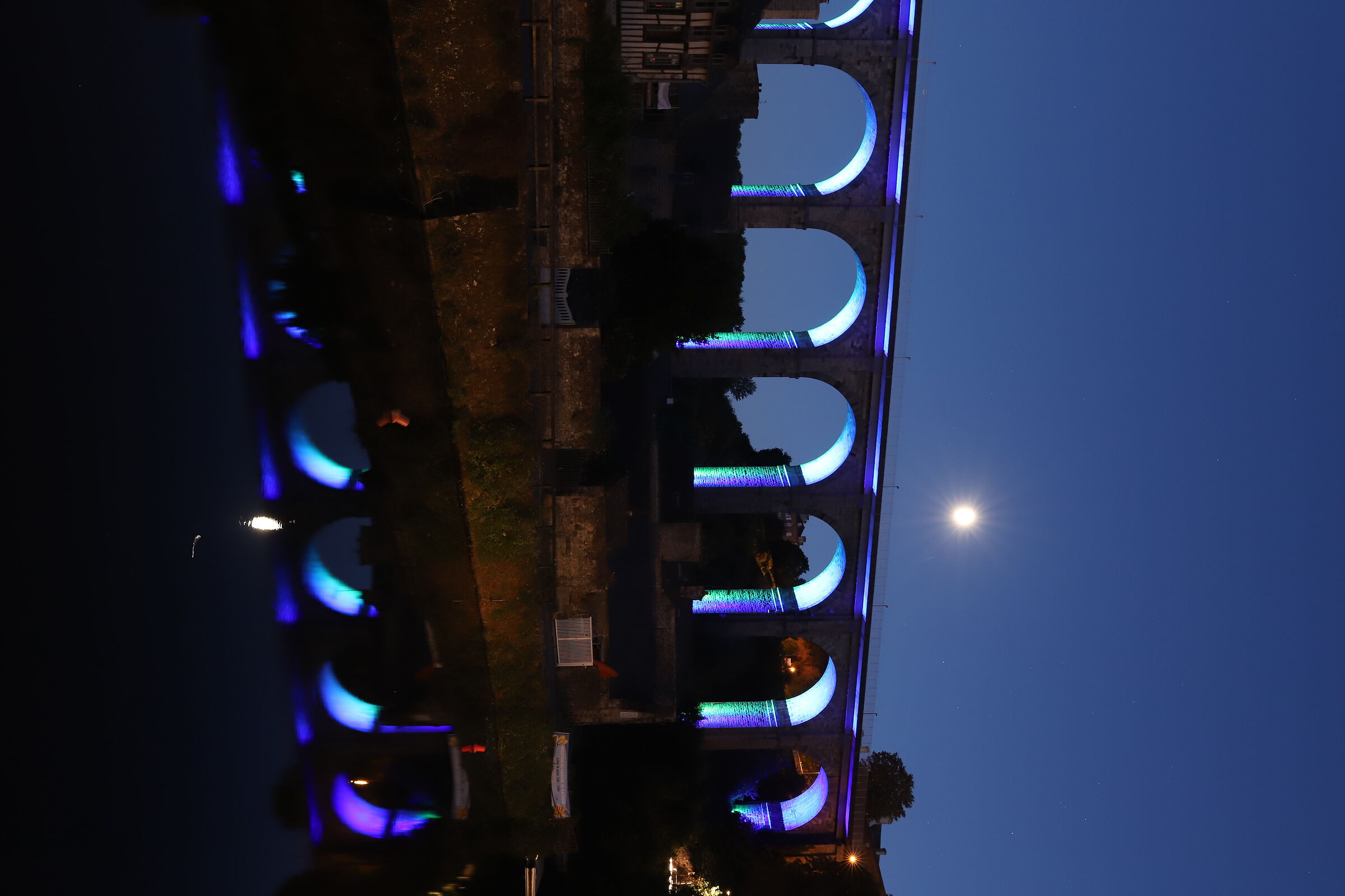 Dinan in the evening