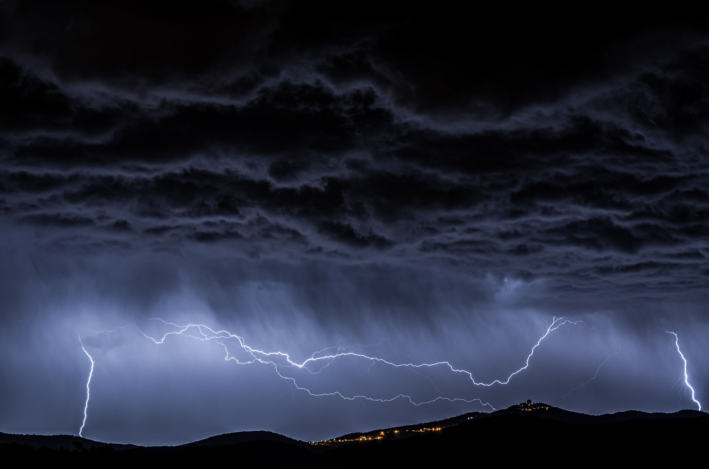 Lightning storm