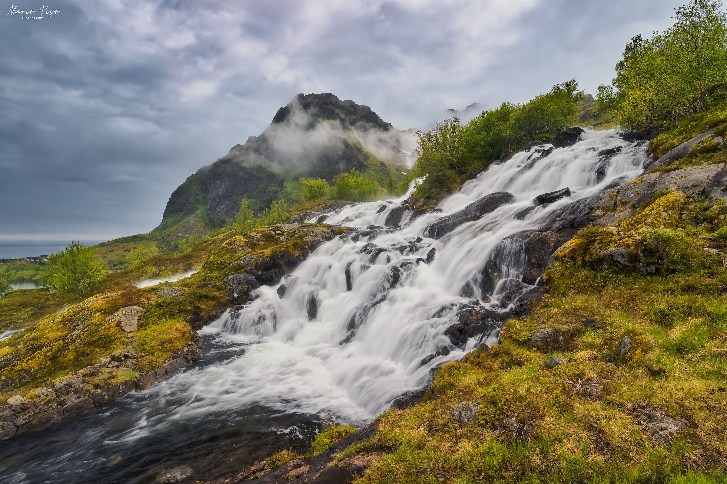 Lofoten Waterfall