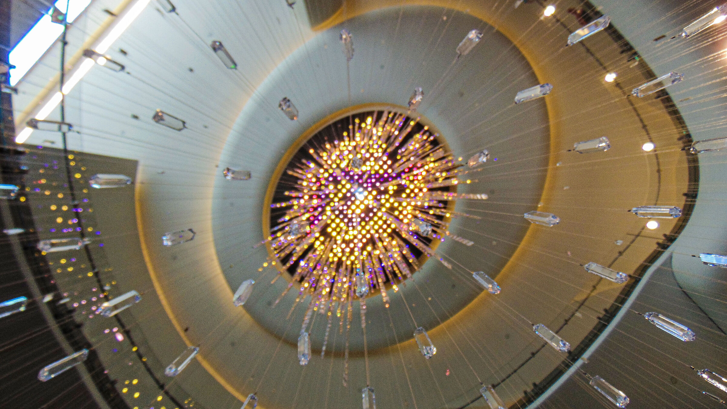 Rockefeller center chandelier