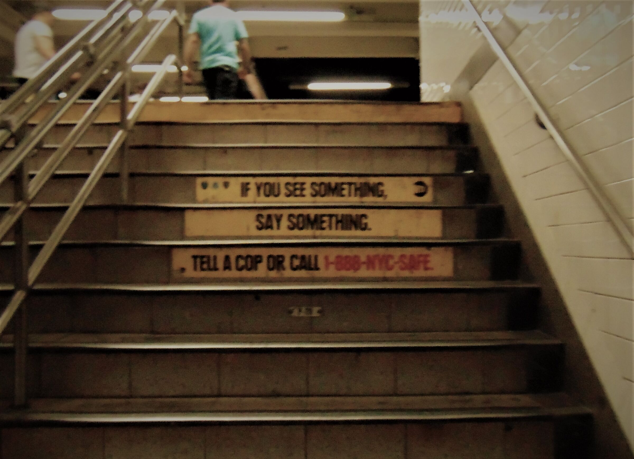Se vedi qualcosa, dì qualcosa - NY subway
