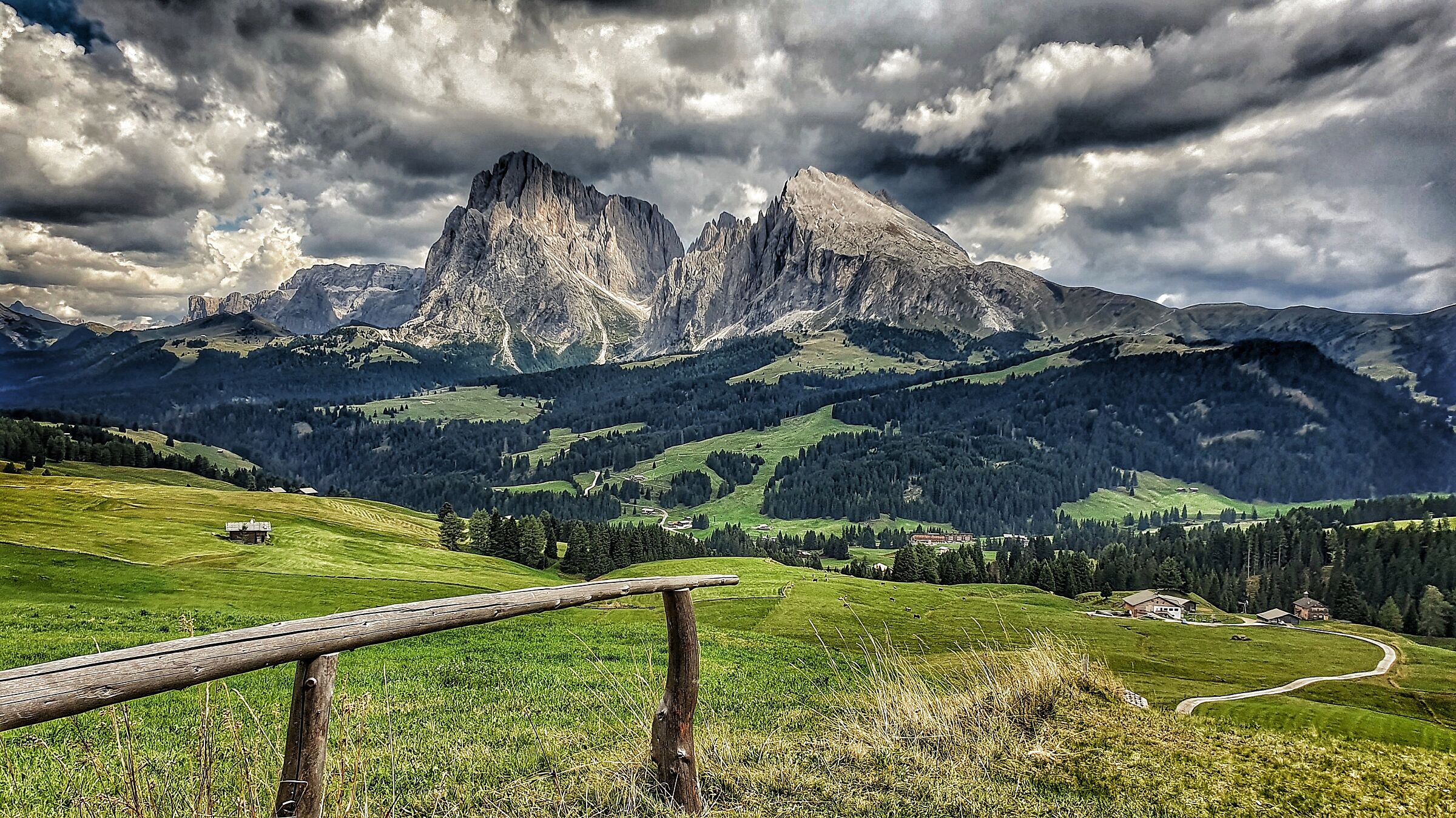 Temporale all'Alpe di Siusi