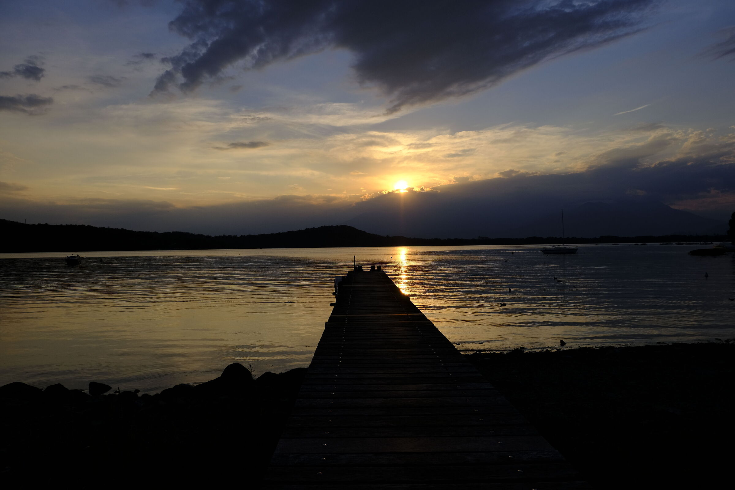 Sunset on the lake (3)