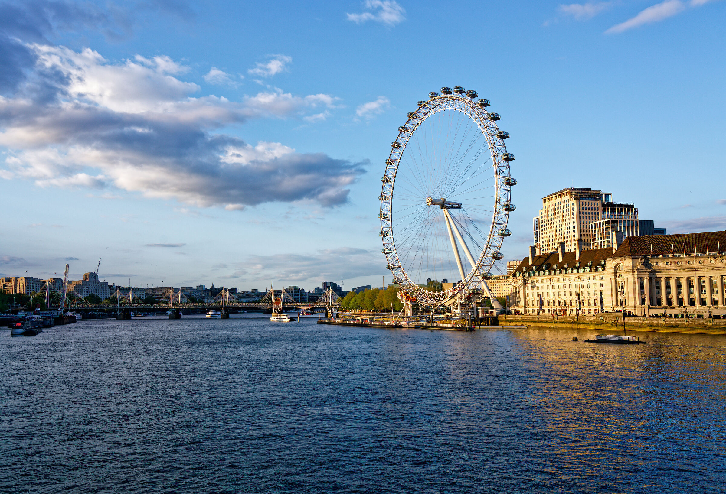 Sunset at London Eye
