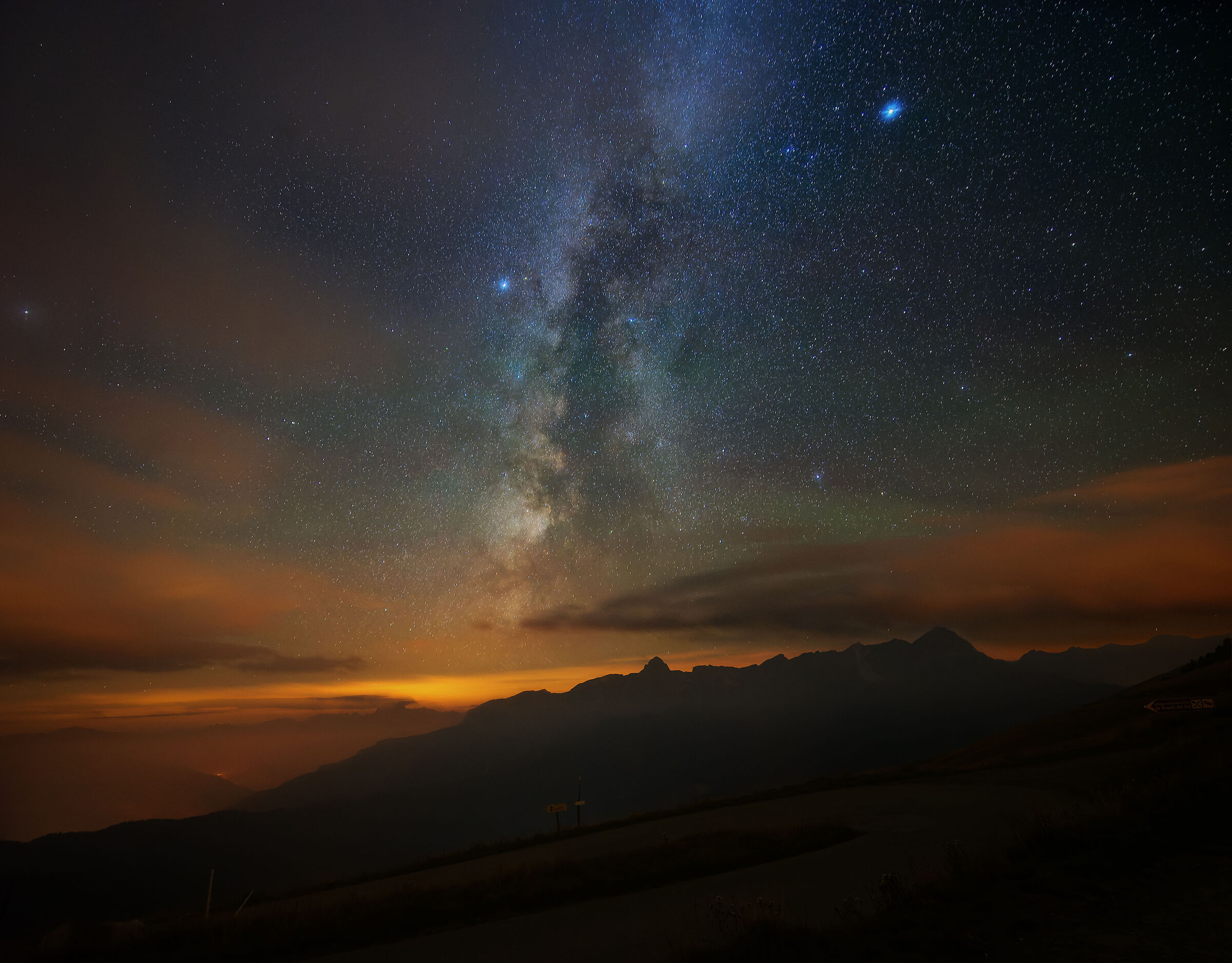 il cielo sopra Sampeyre
