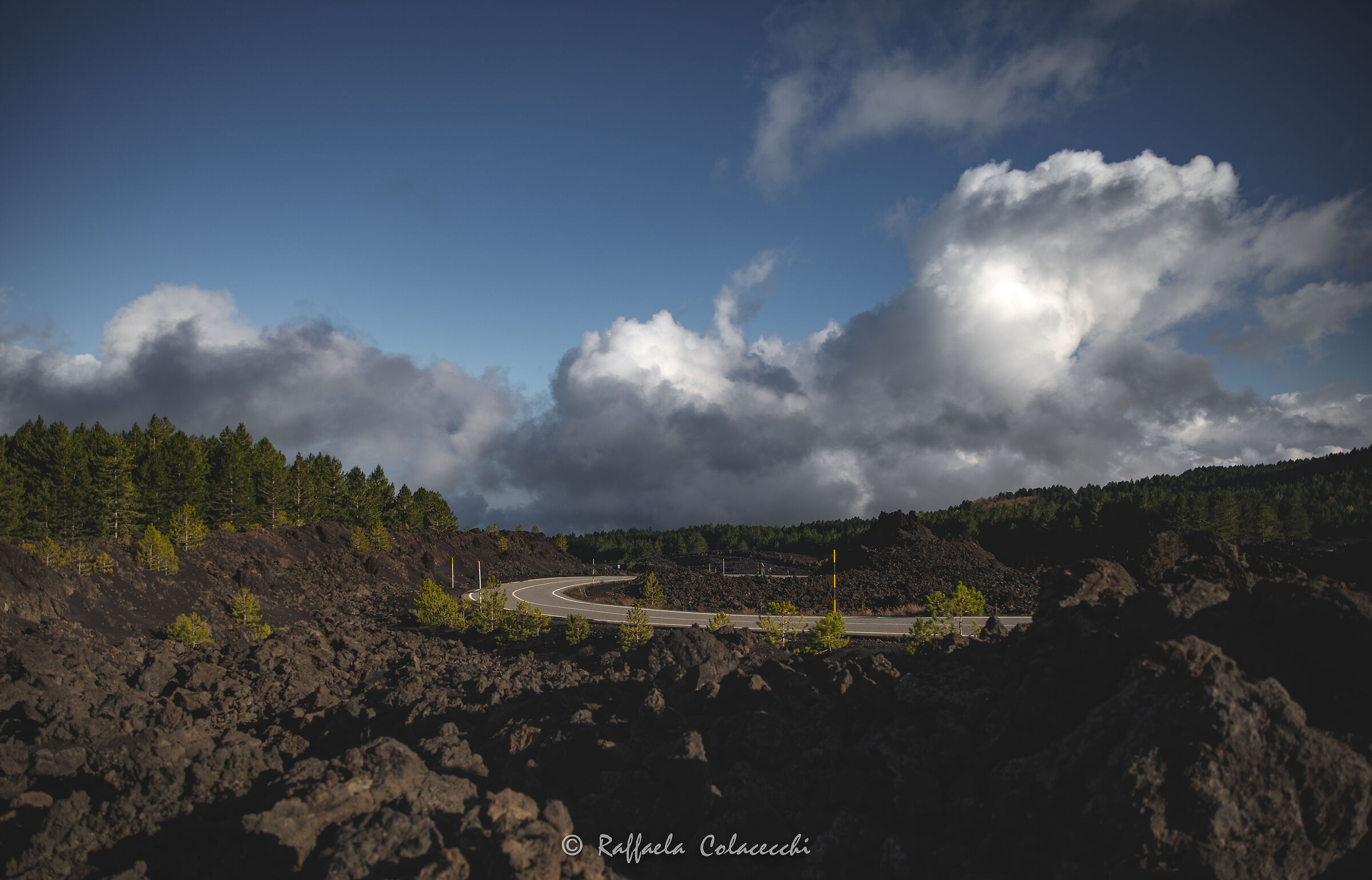 walking on the lava