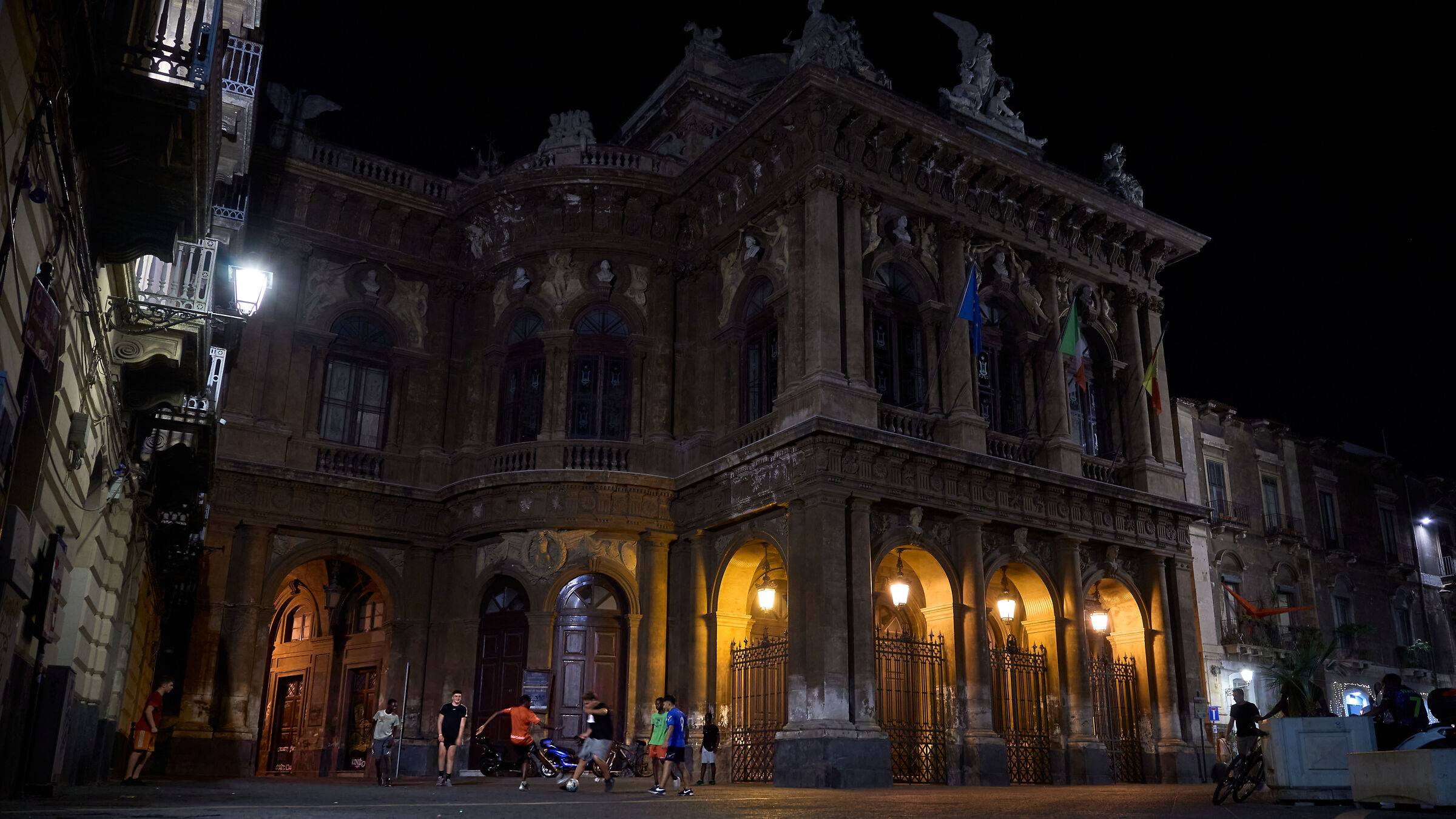 ... from the Vincemzo Bellini stadium in Catania