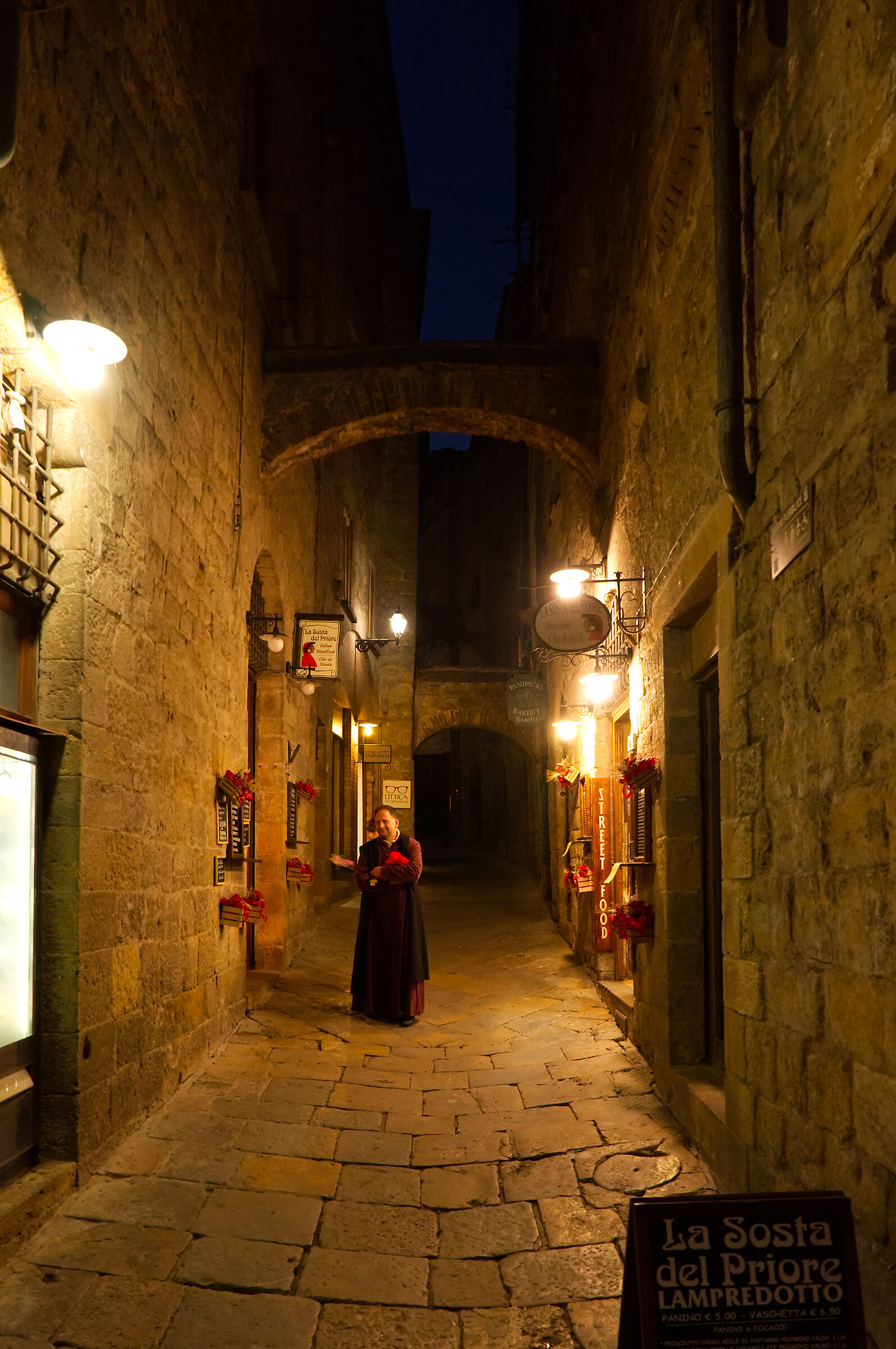 through the streets of Volterra