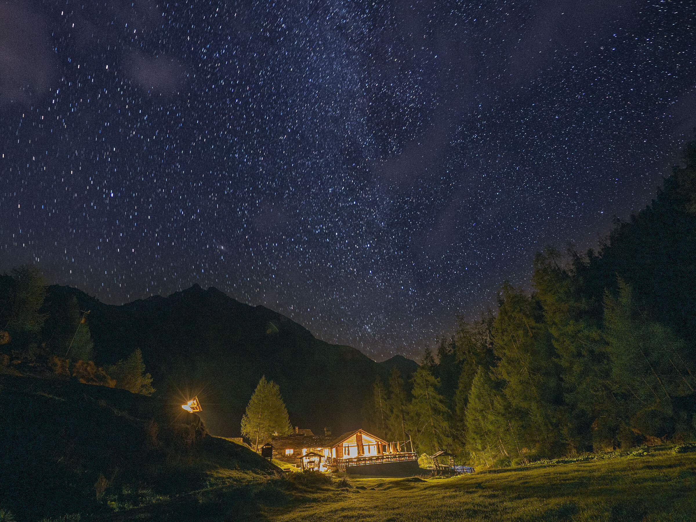 via lattea al rifugio