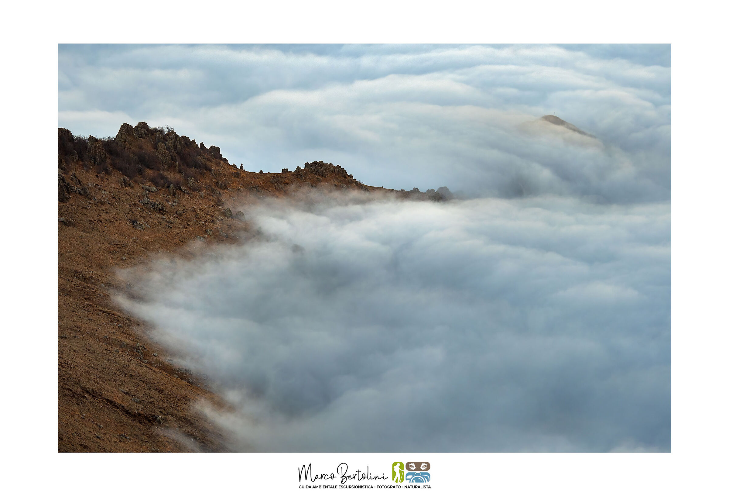 Su un mare di nuvole - Monte Reixa