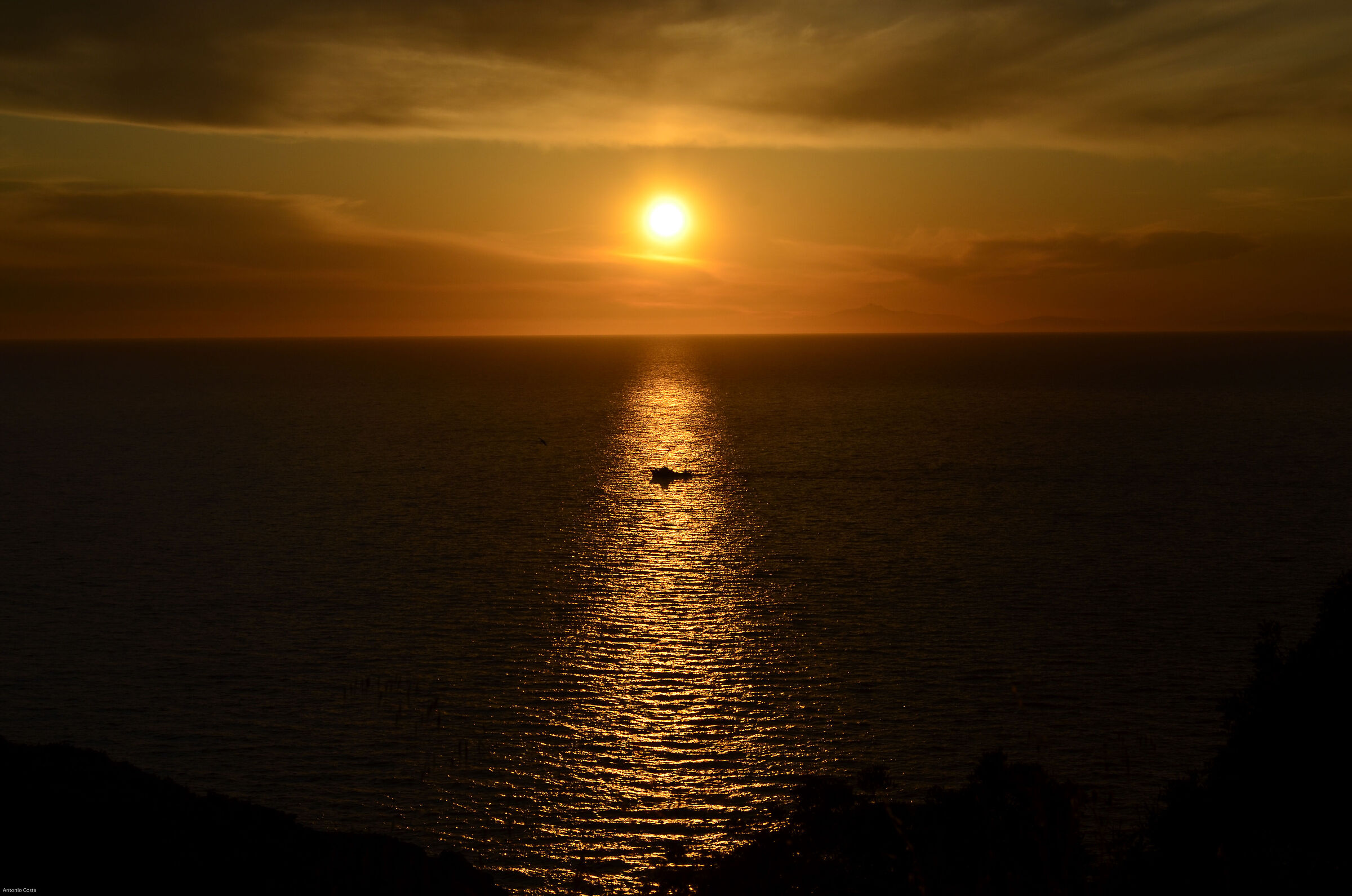 Tramonto dal Monte Argentario
