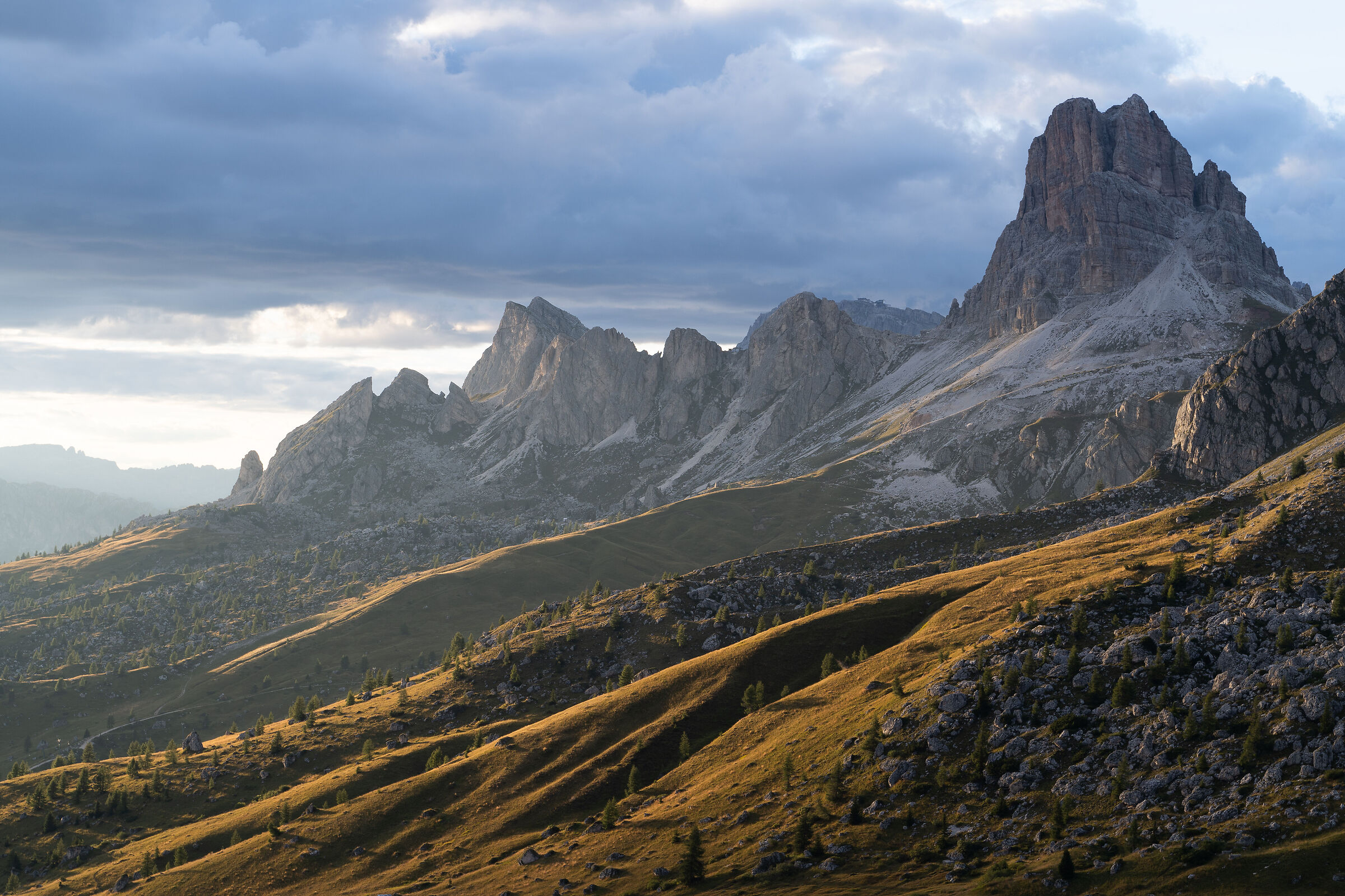 Giau Pass at Sunset