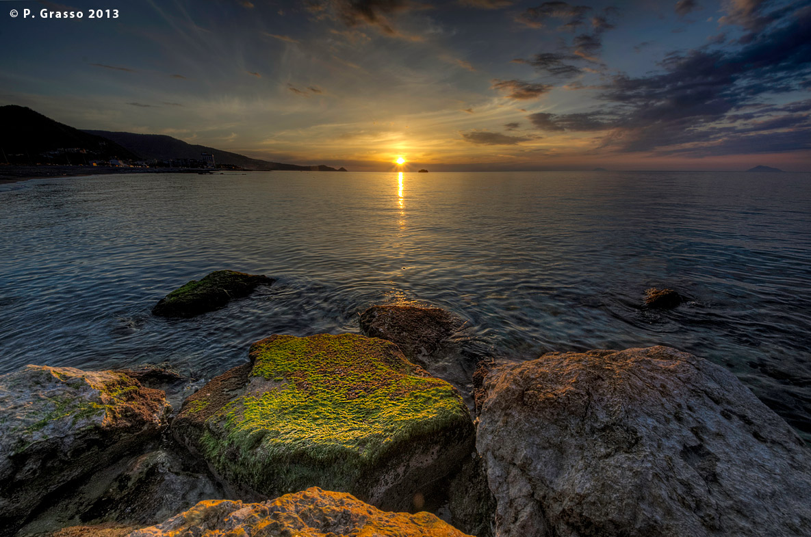 tramonto a Gliaca di Piraino (Me)