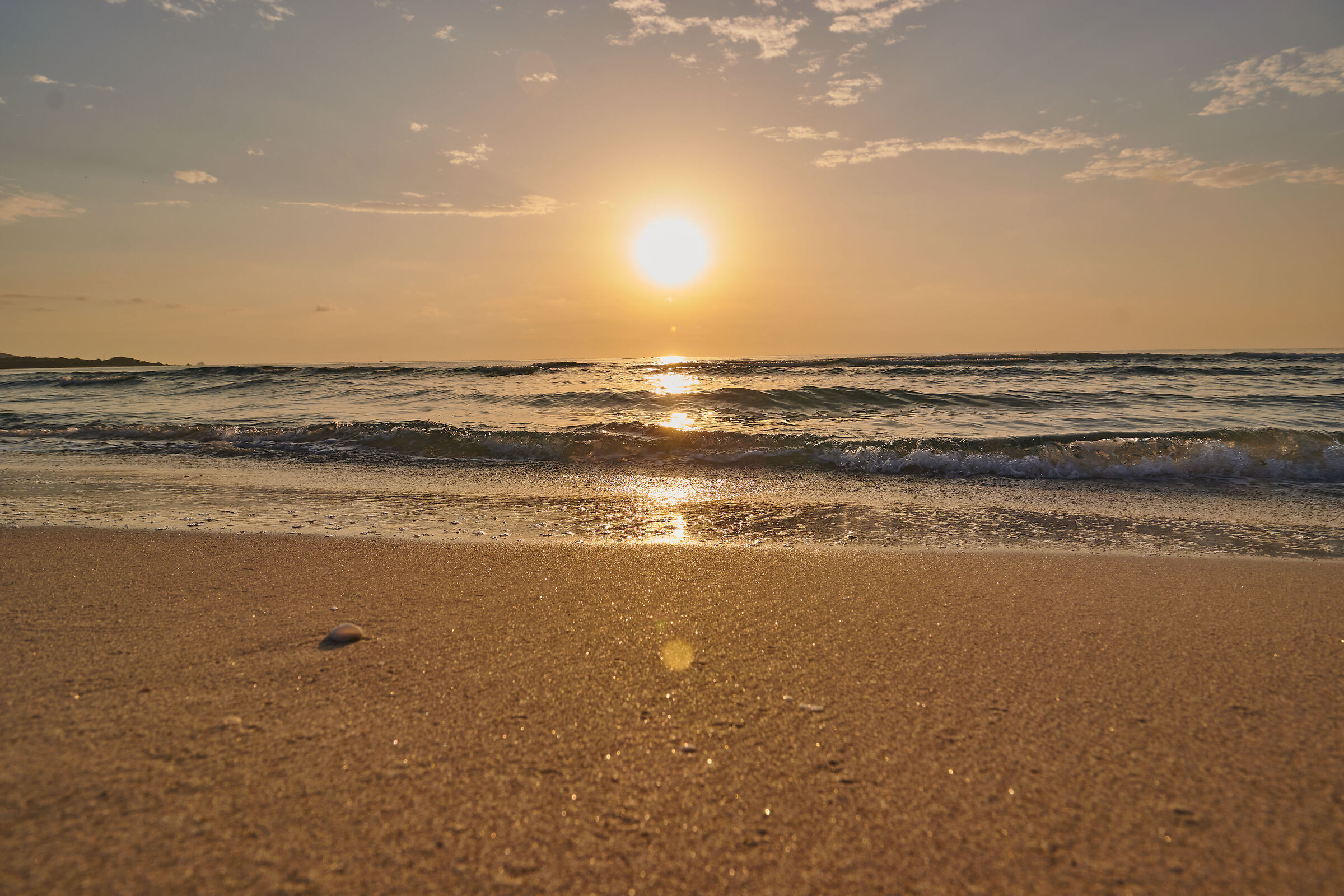 l'alba al mare...