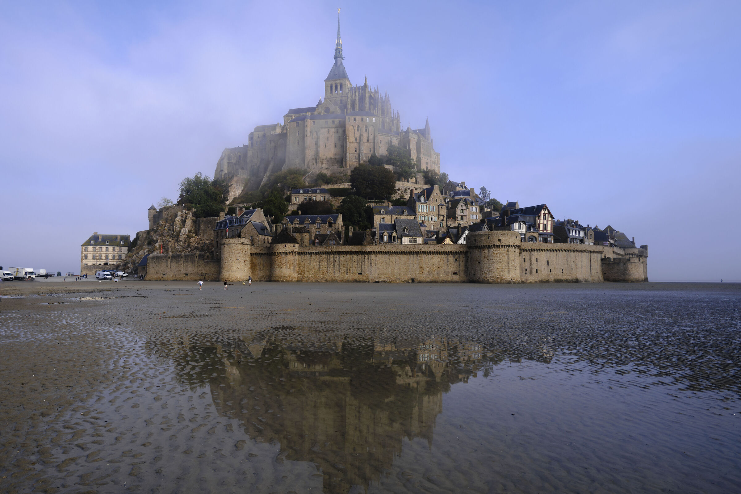 L'arrivo a Mont-Saint-Michel