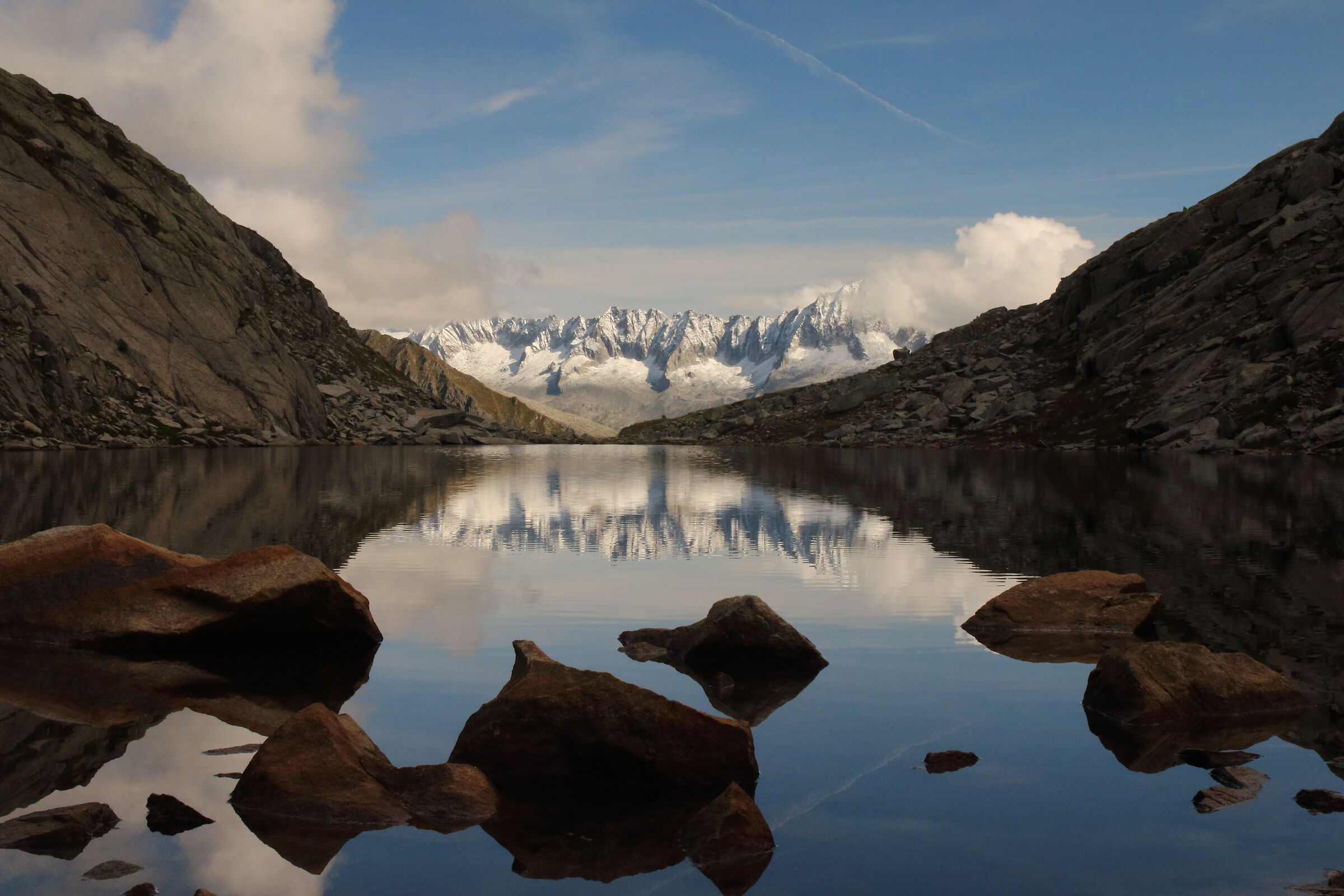 the mirror of the Caré Alto