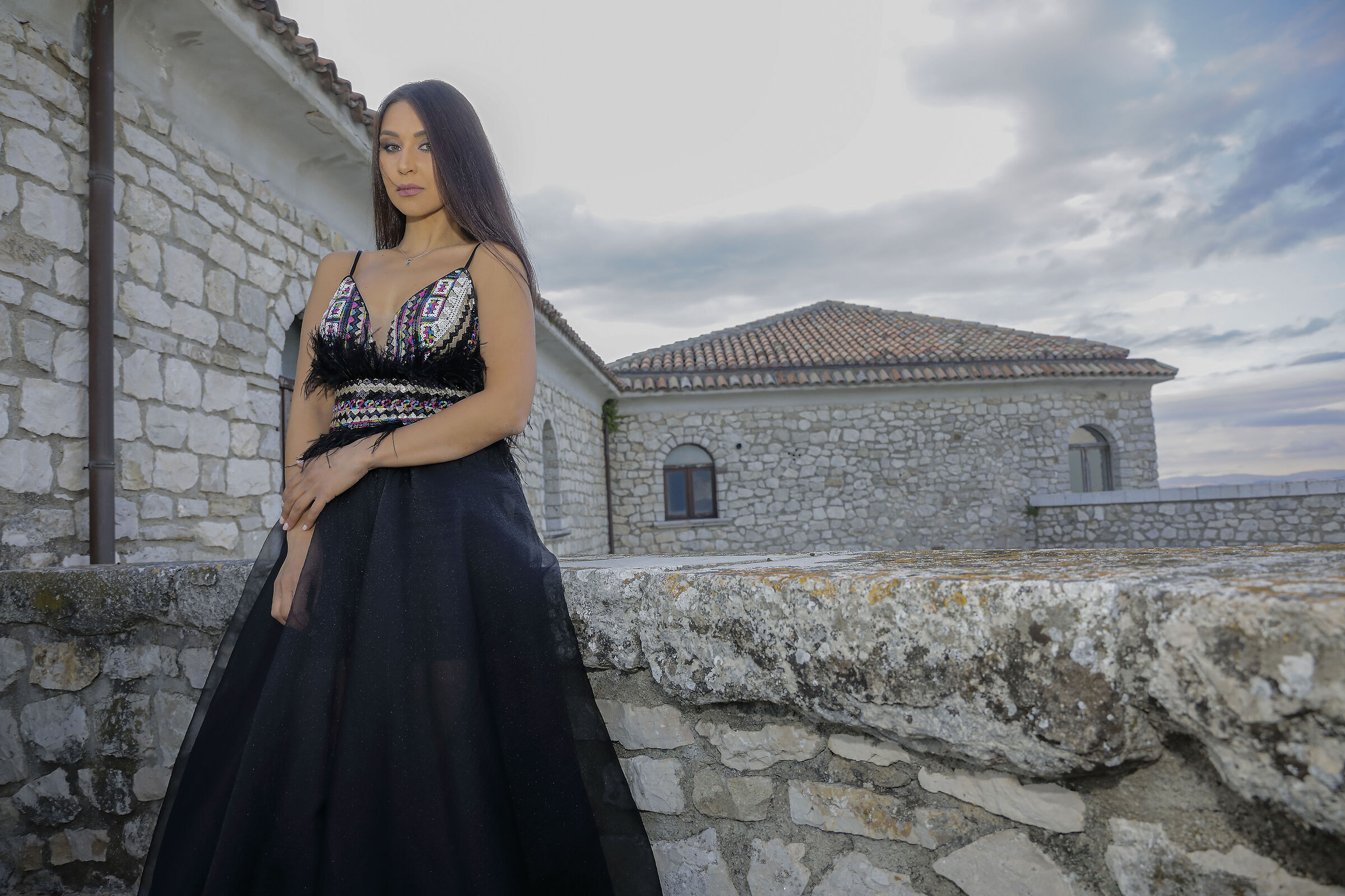 The princess and her castle.