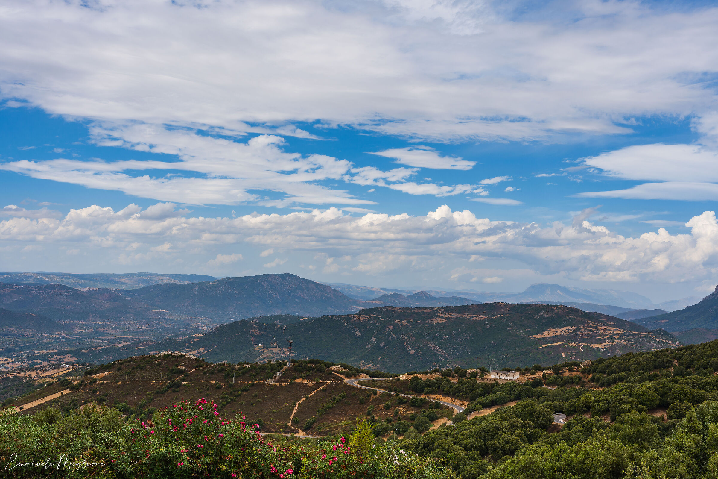 Vista panoramica dal camping ristorante Supramonte