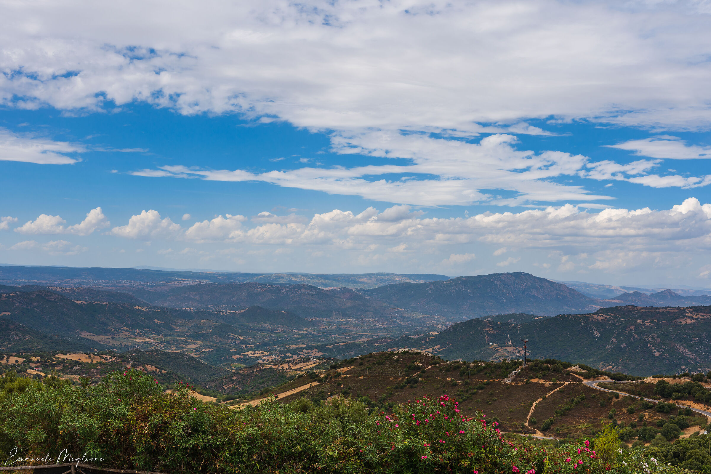 Vista panoramica dal camping ristorante Supramonte