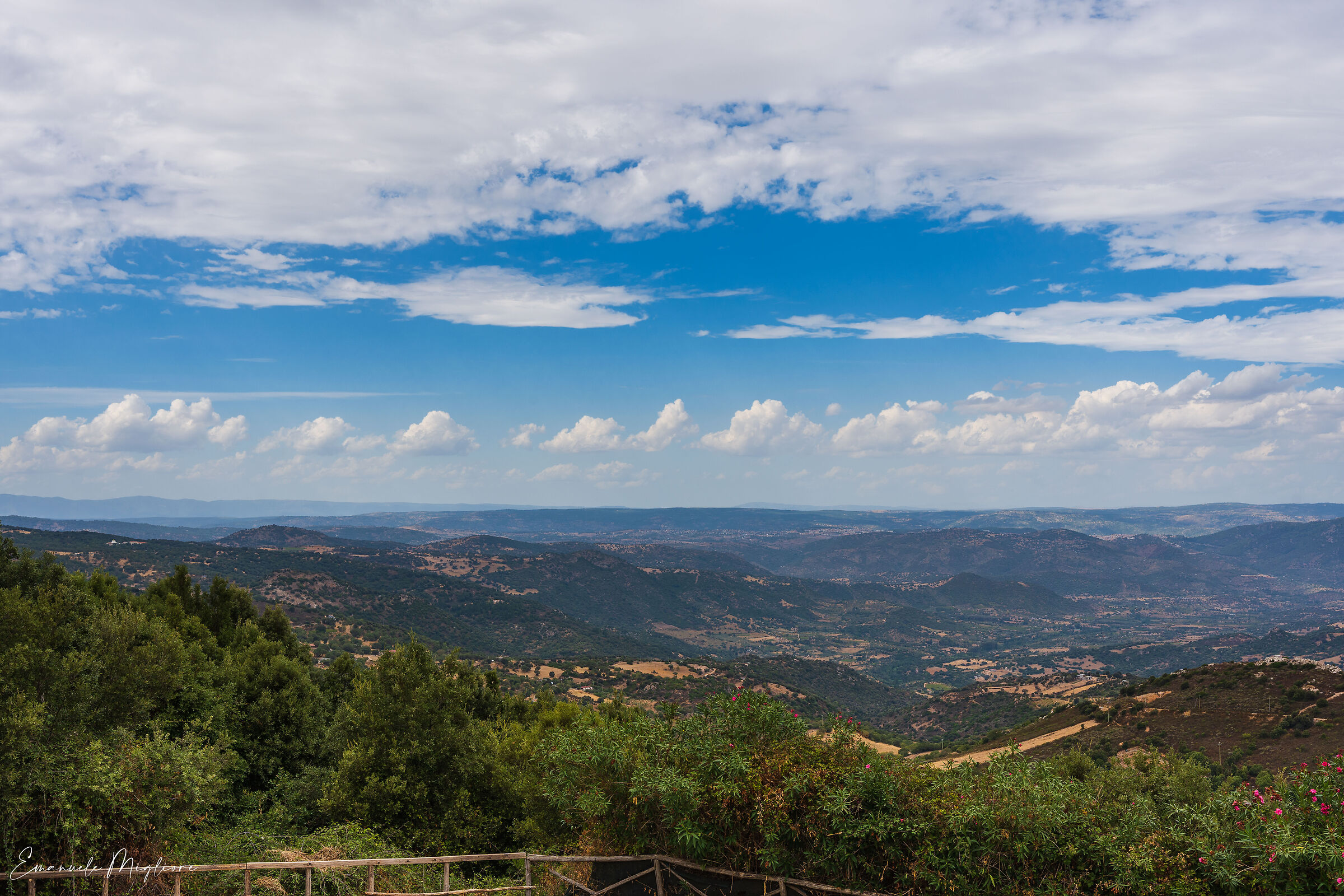 Vista panoramica dal camping ristorante Supramonte