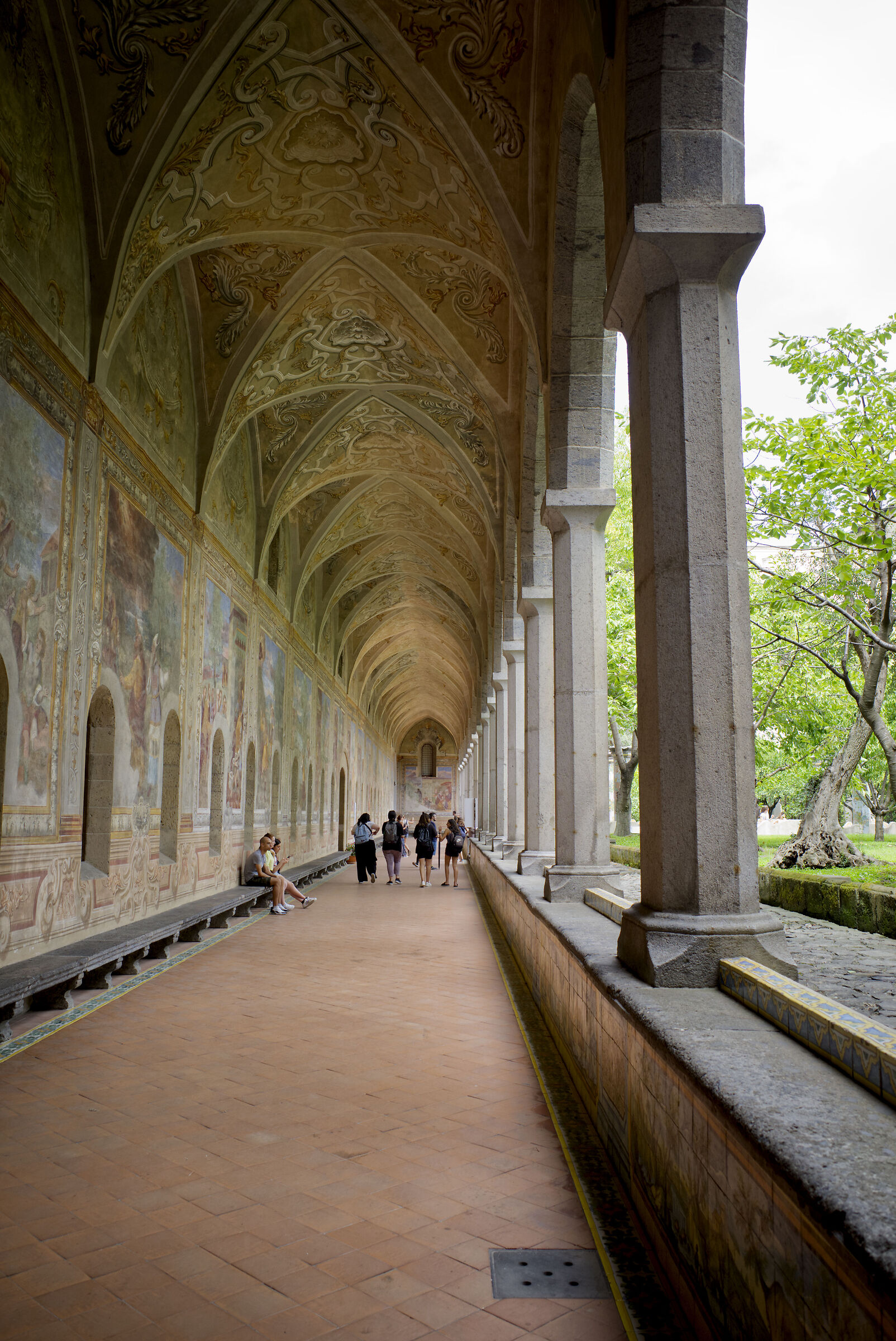 Napoli,Chiostro maiolicato di S.Chiara