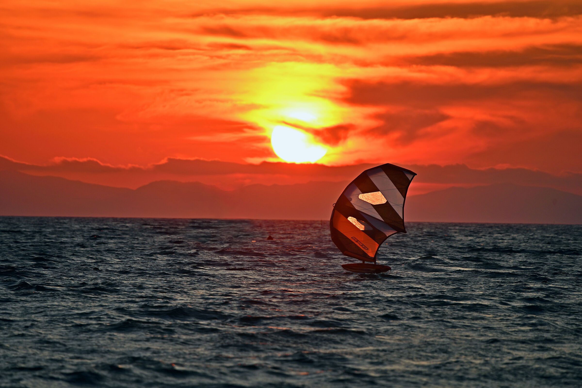 Vela nel sole