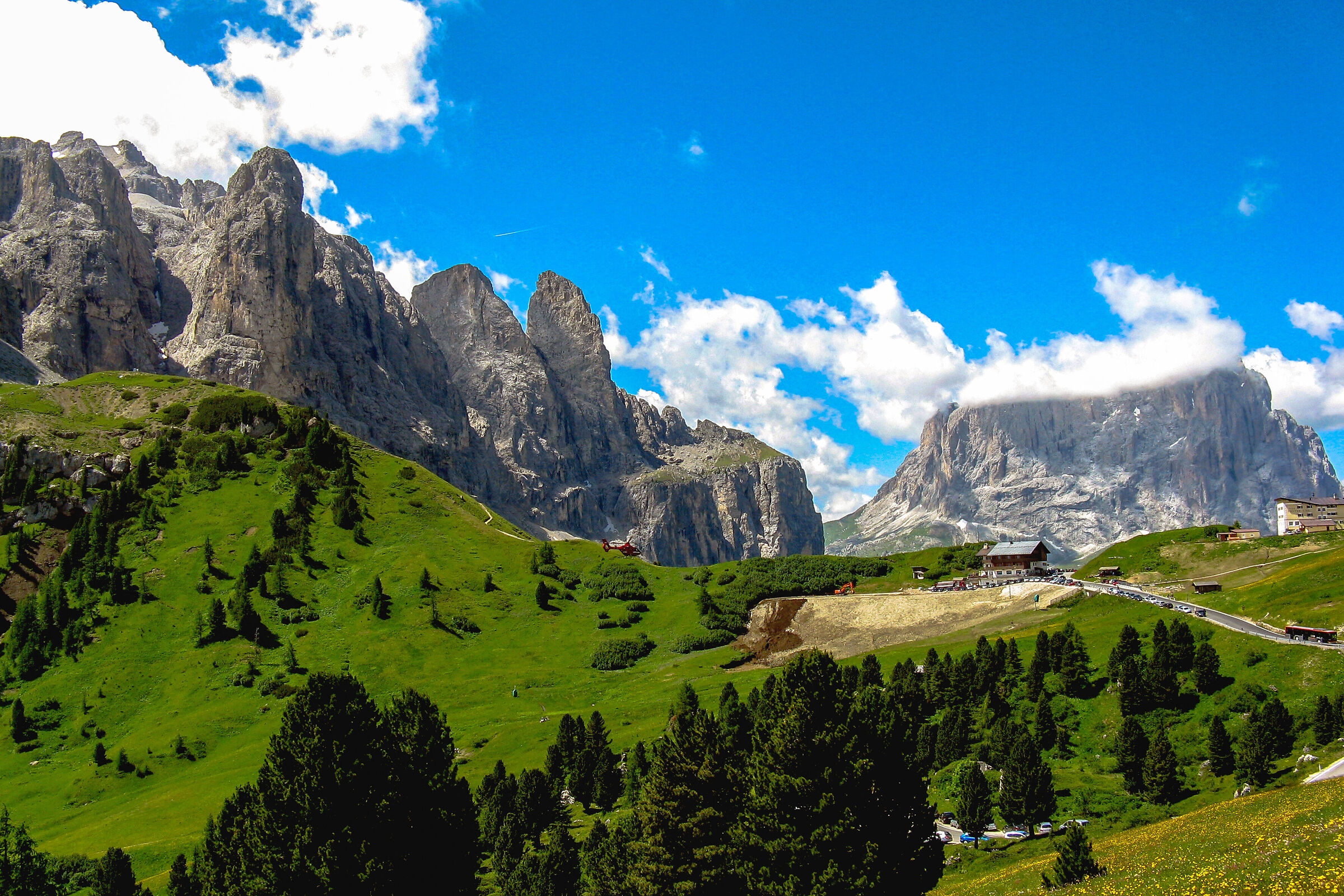 View of three beauties