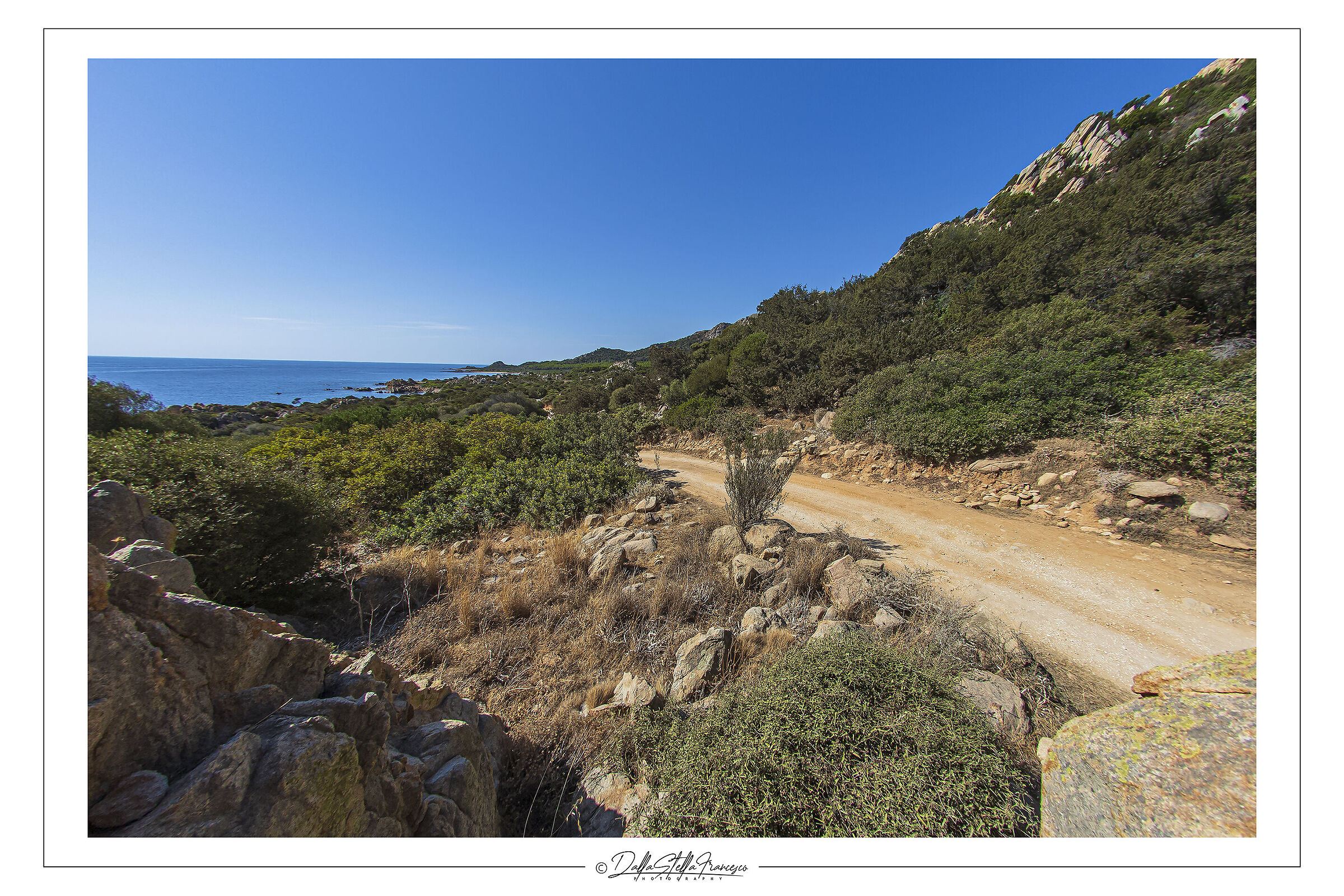 Between Capo Comino and Berchida
