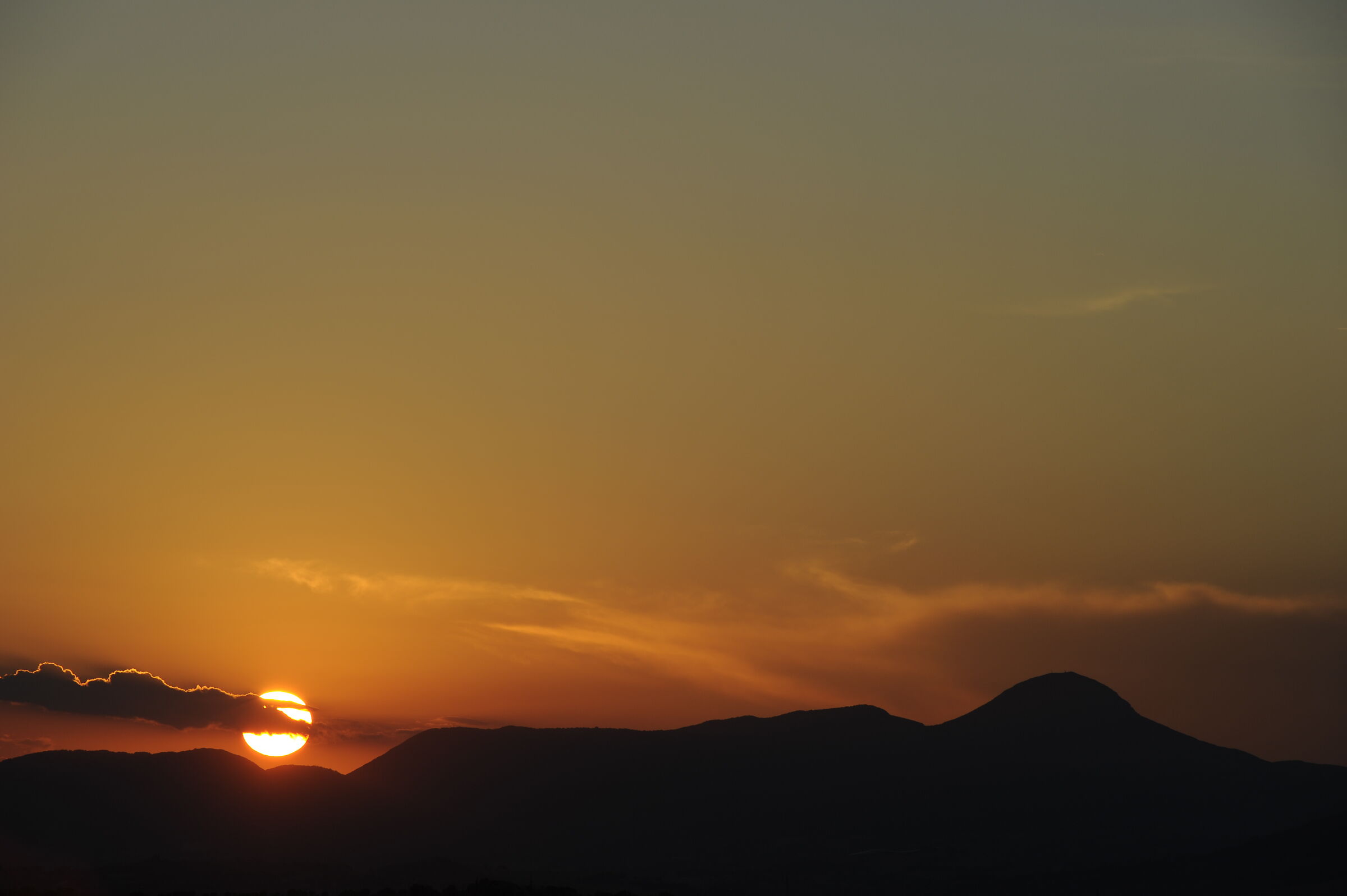 Tramonto sui sibillini